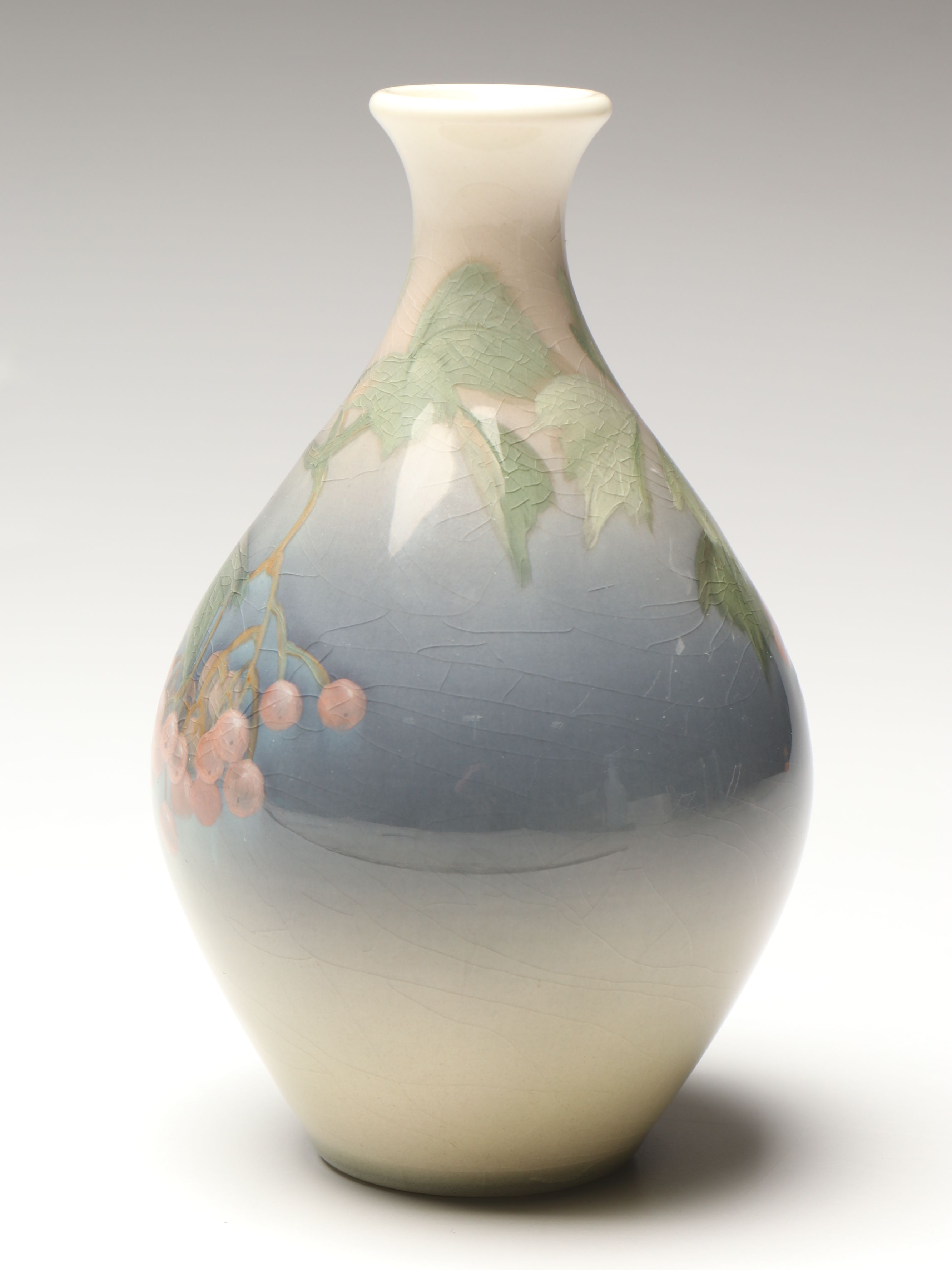 Sara Sax for Rookwood Pottery Grand Prix Year Iris Glaze Vase, 1900