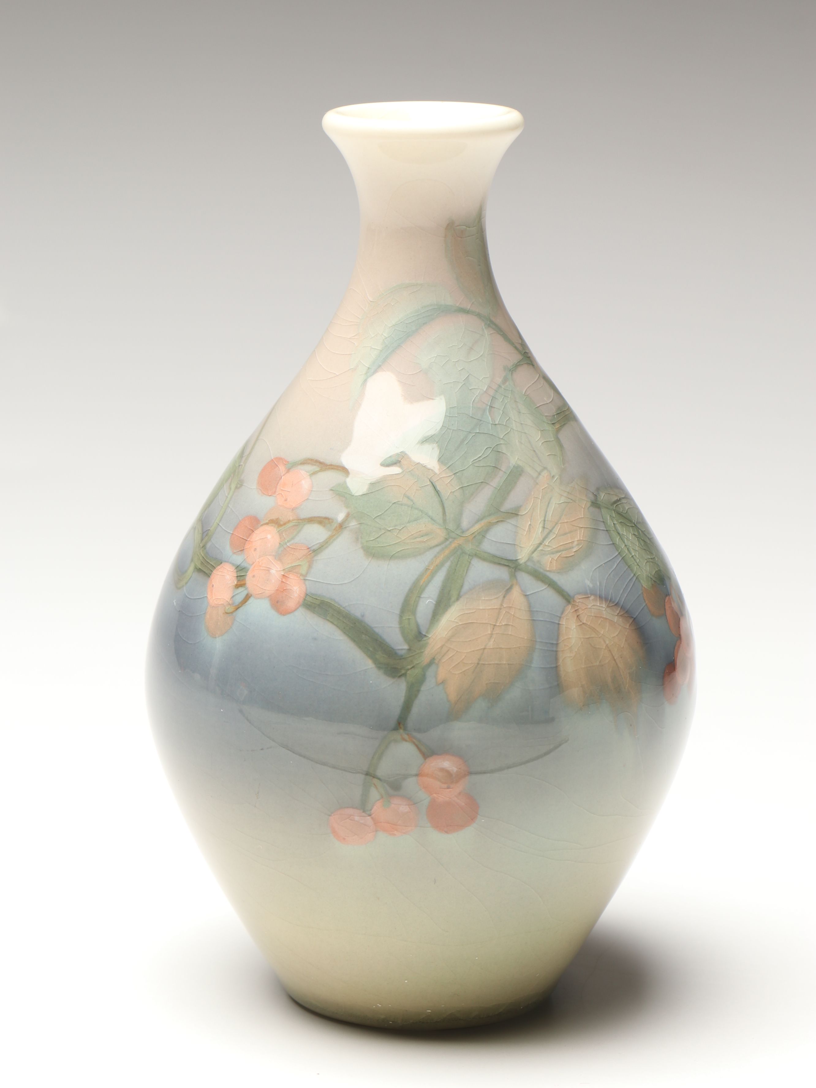 Sara Sax for Rookwood Pottery Grand Prix Year Iris Glaze Vase, 1900