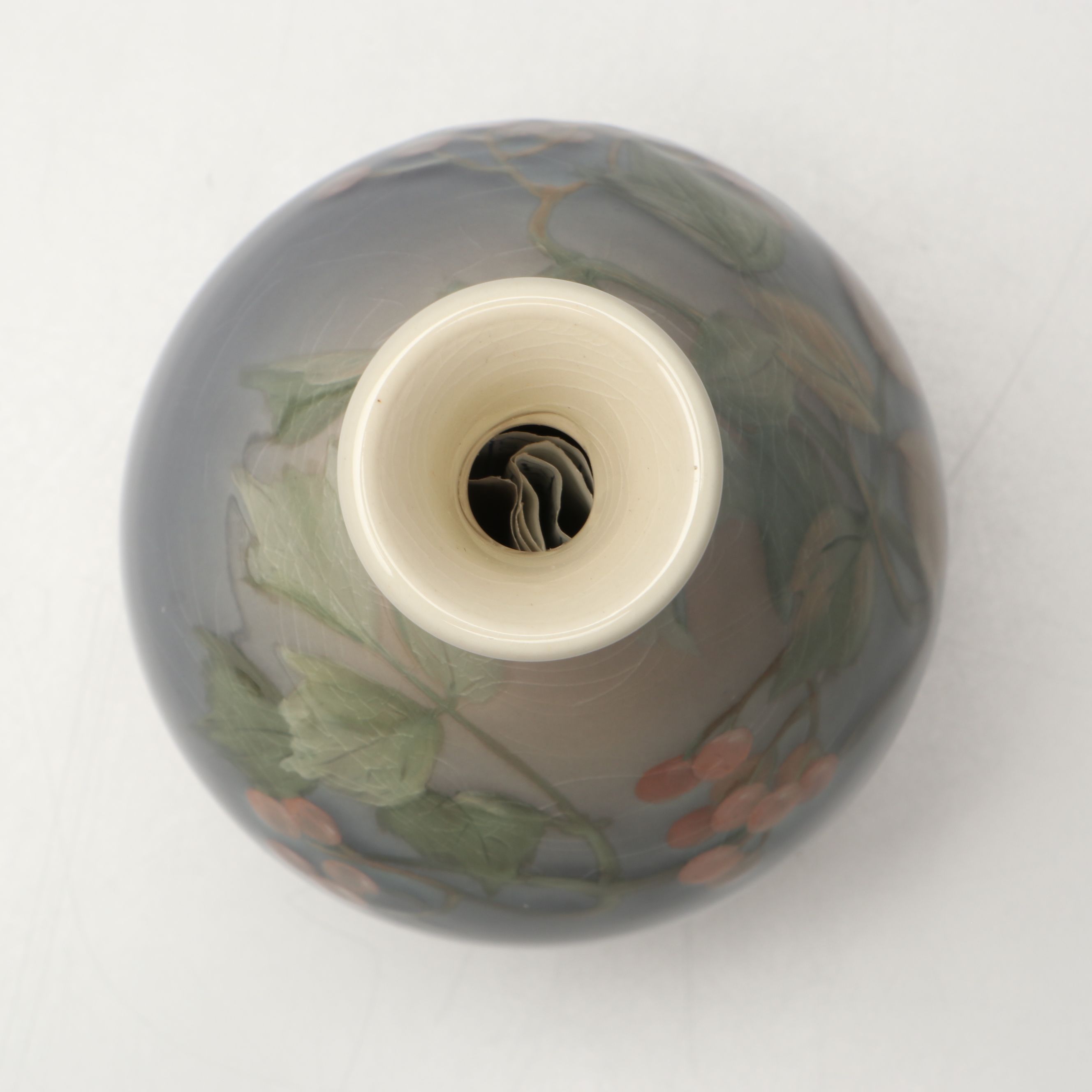 Sara Sax for Rookwood Pottery Grand Prix Year Iris Glaze Vase, 1900