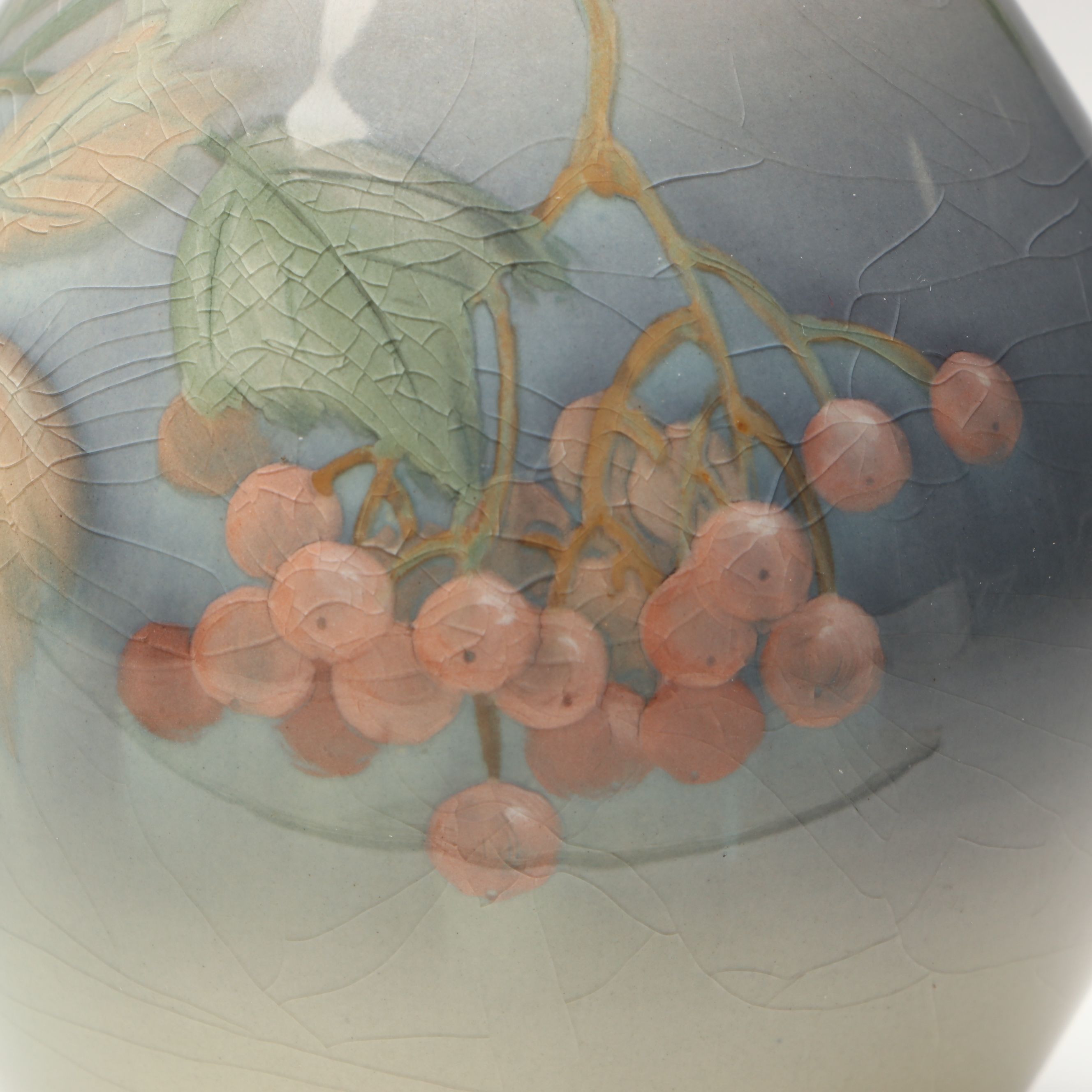 Sara Sax for Rookwood Pottery Grand Prix Year Iris Glaze Vase, 1900