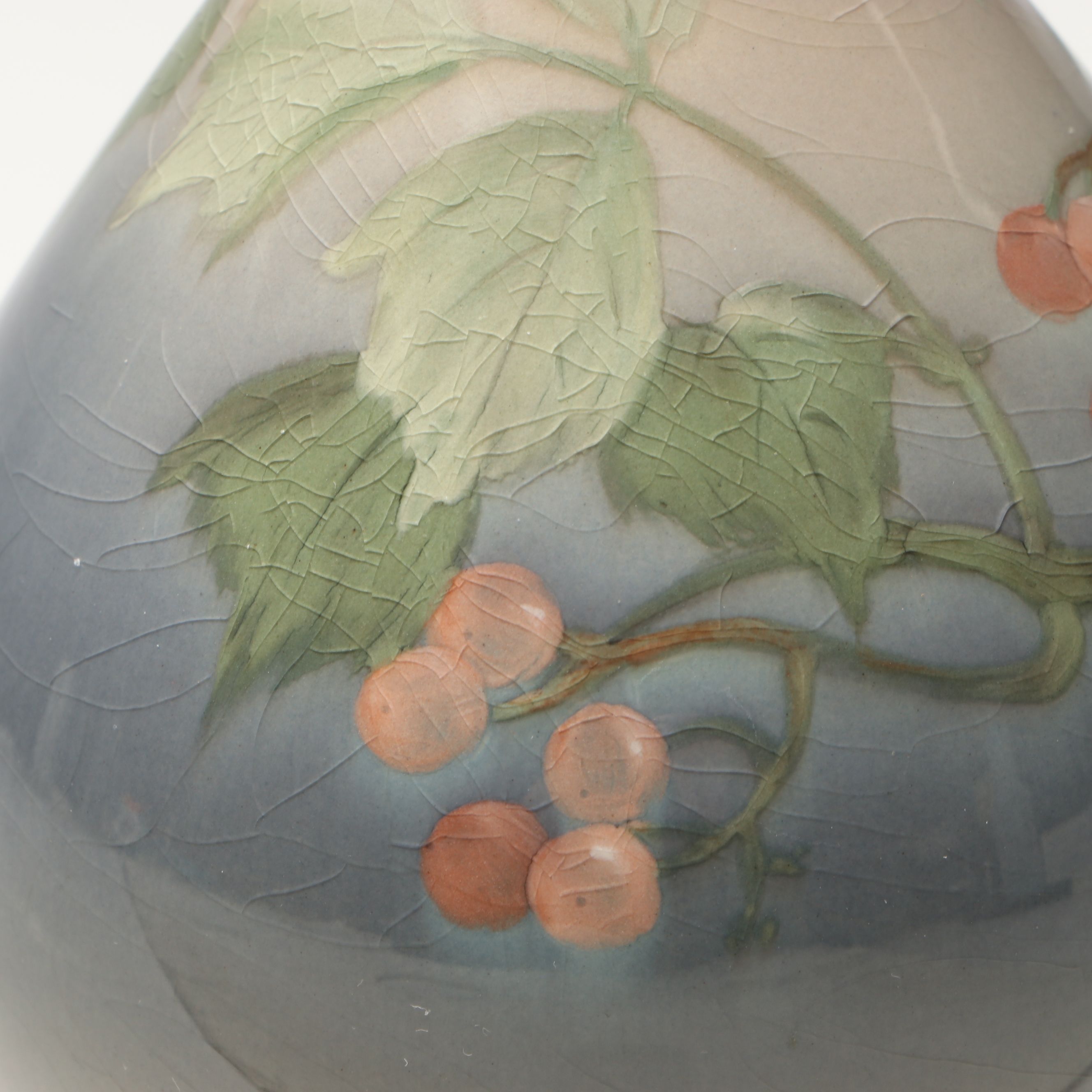 Sara Sax for Rookwood Pottery Grand Prix Year Iris Glaze Vase, 1900