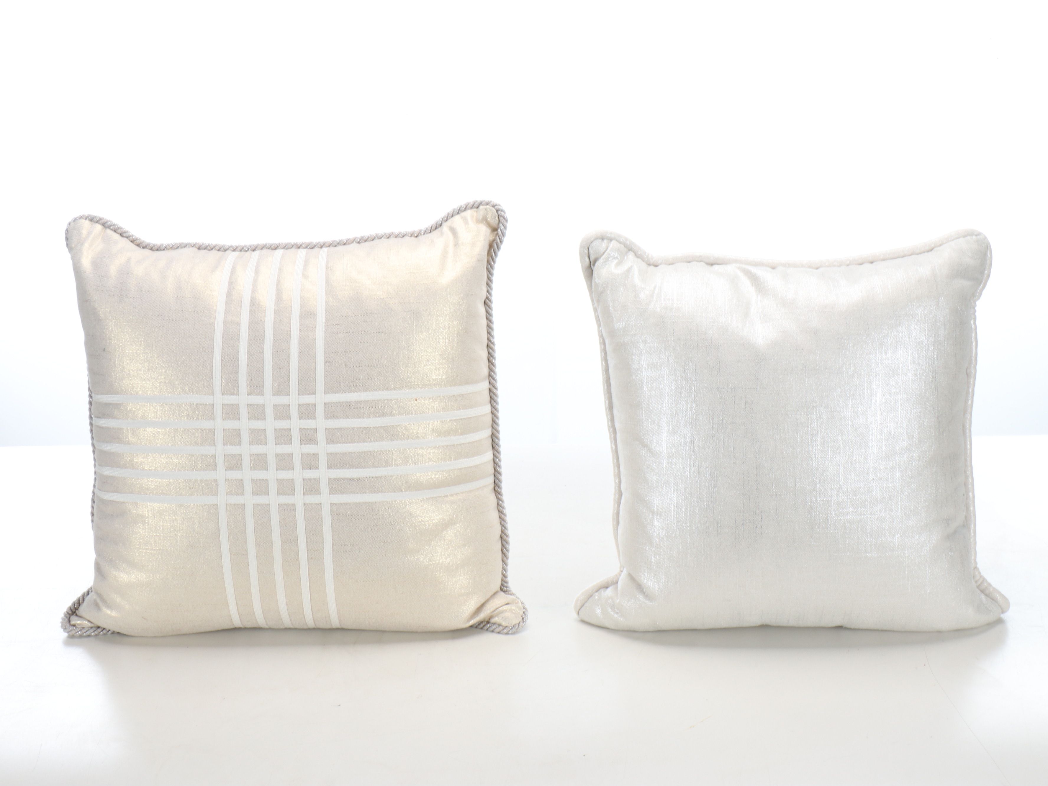 Sequined Bird Accent Pillow with Woven and Other Throw Pillows