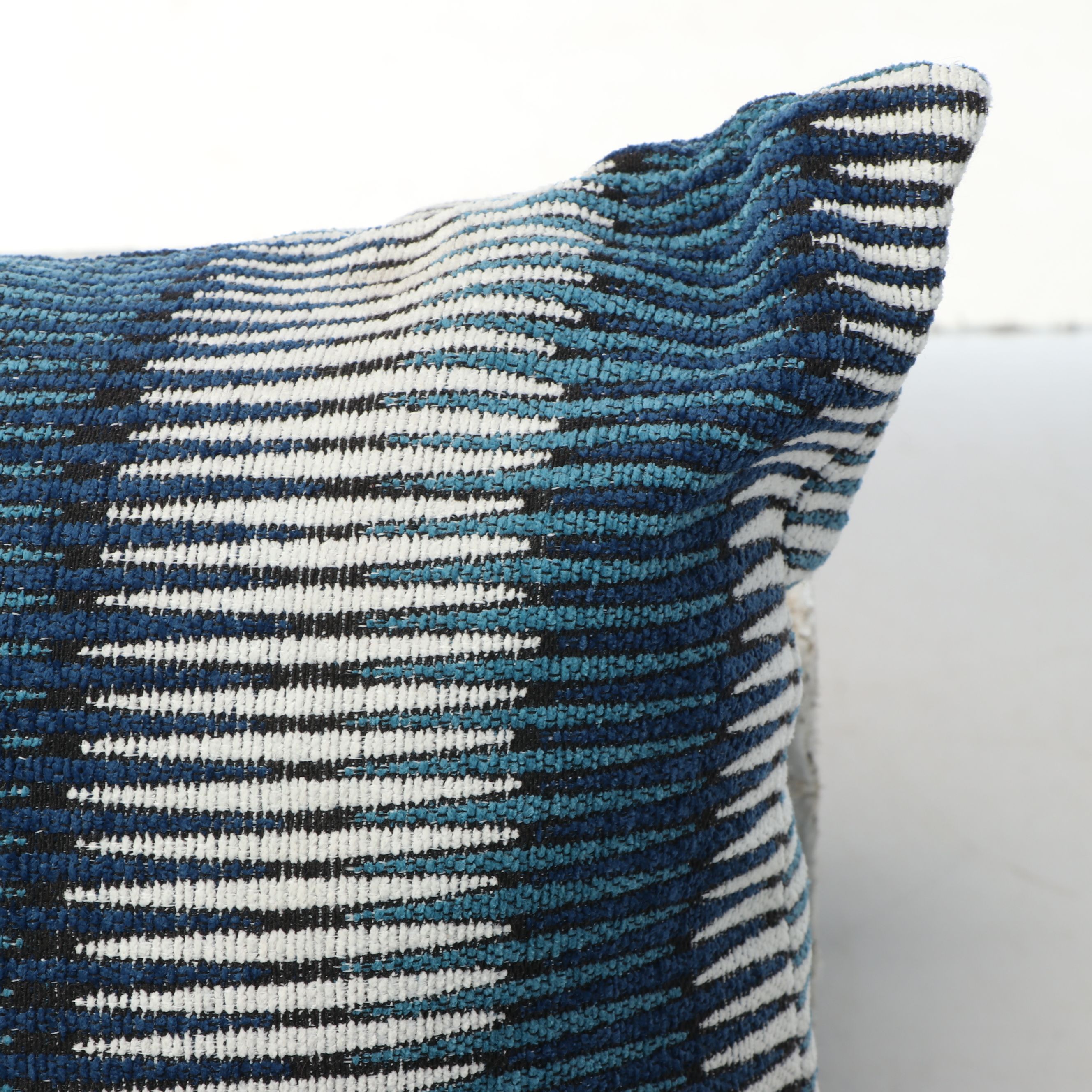 Blue and White Assorted Accent Pillows