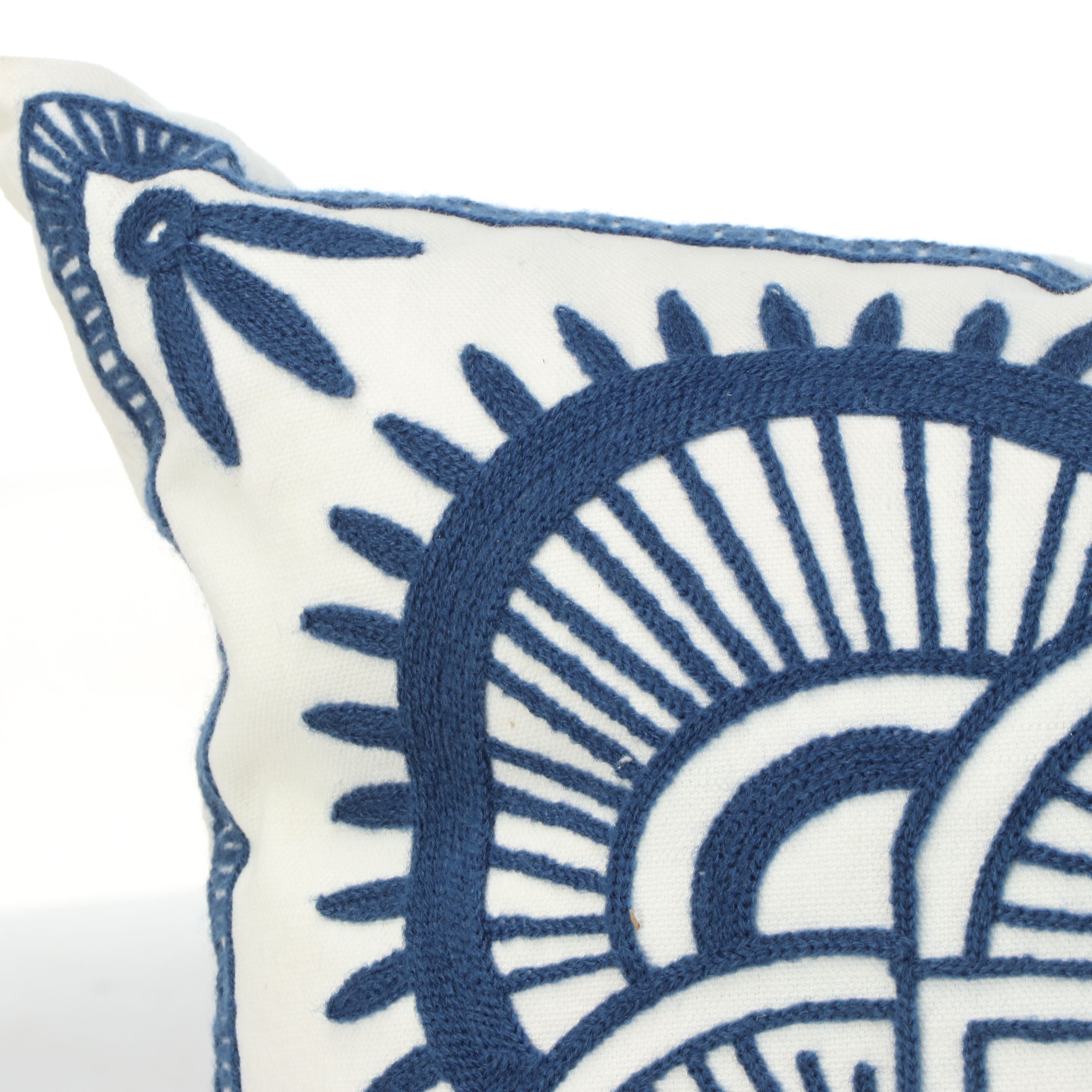 Blue and White Assorted Accent Pillows