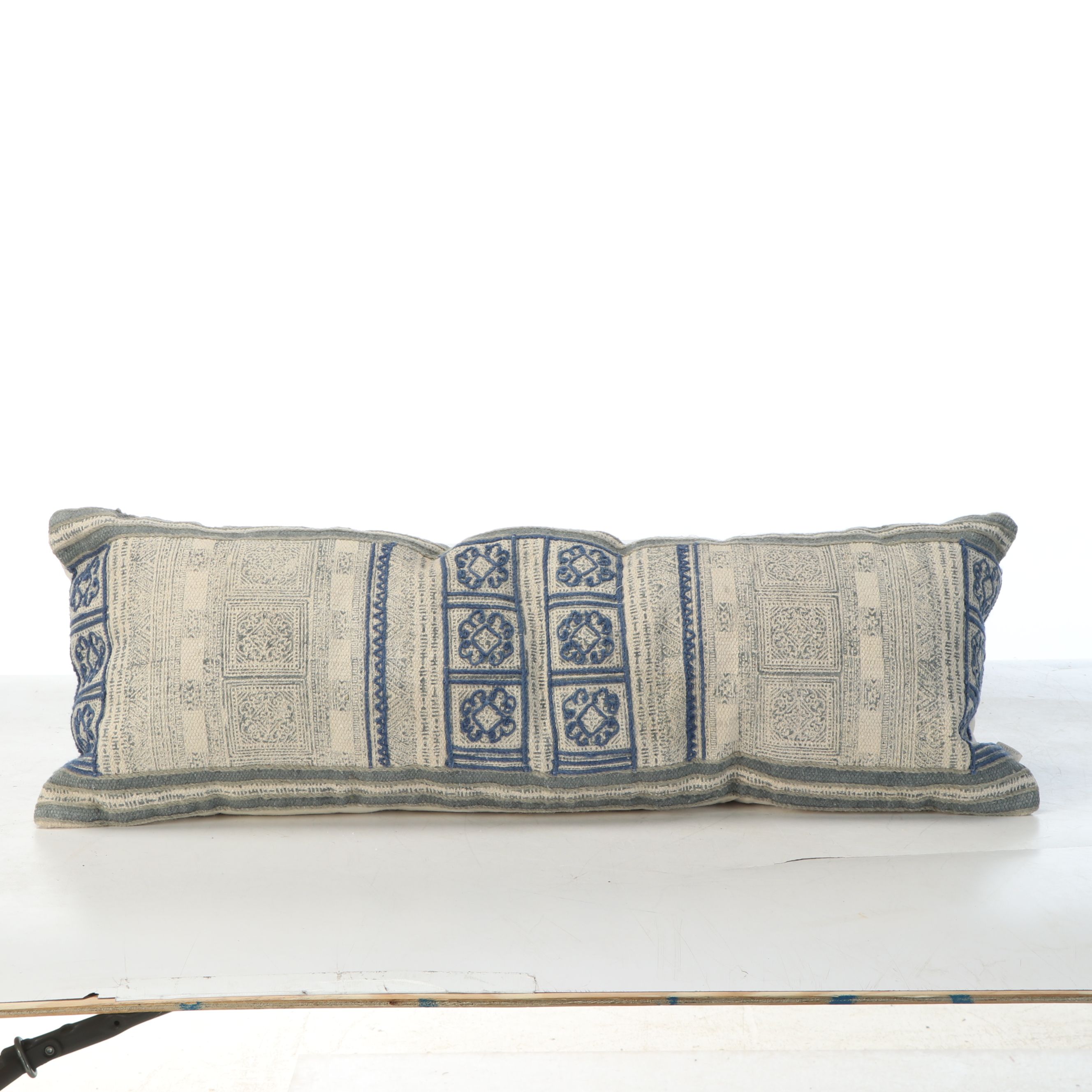 Blue and White Assorted Accent Pillows