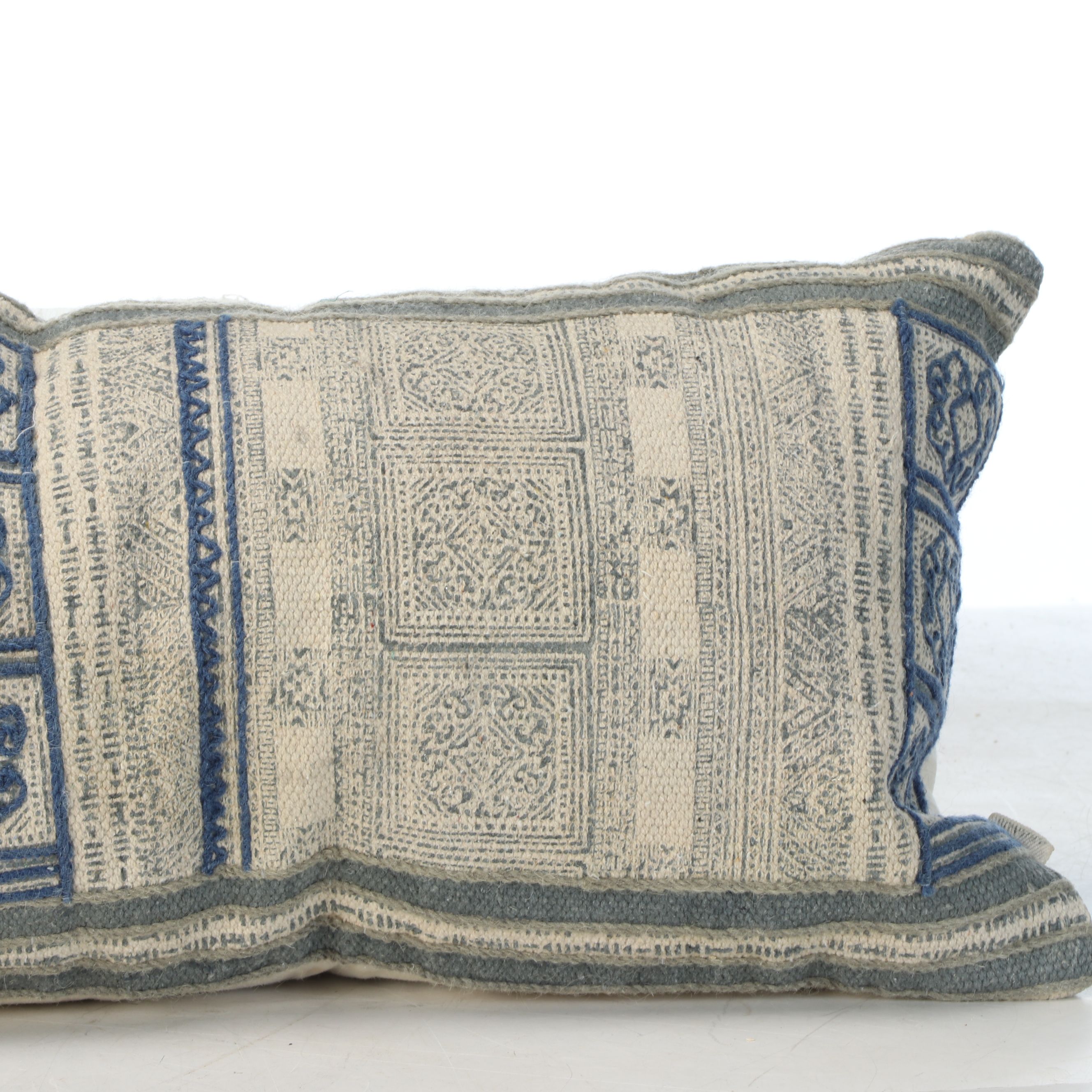 Blue and White Assorted Accent Pillows