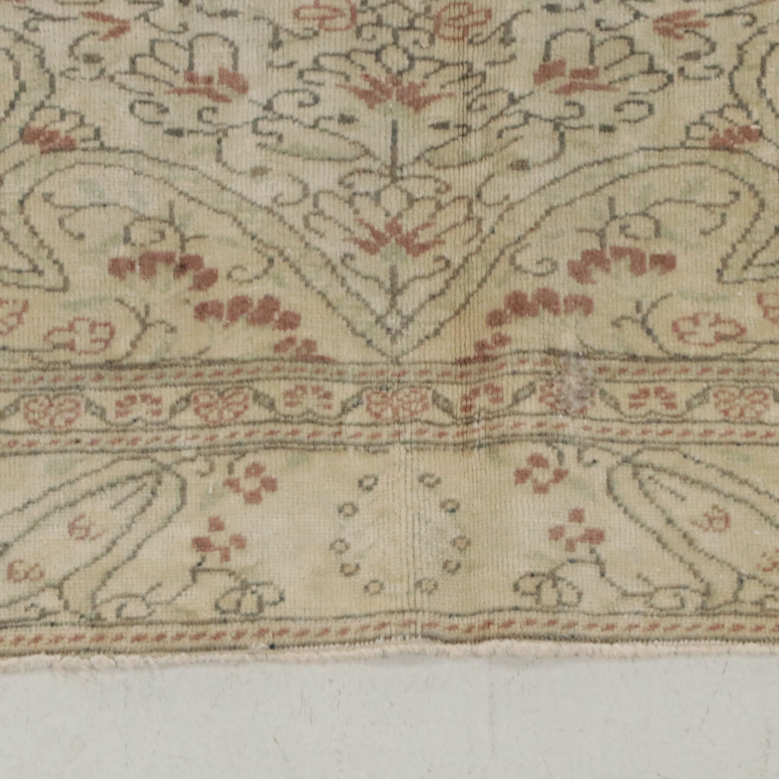6'2 x 9'4 Hand-Knotted Turkish Oushak Area Rug