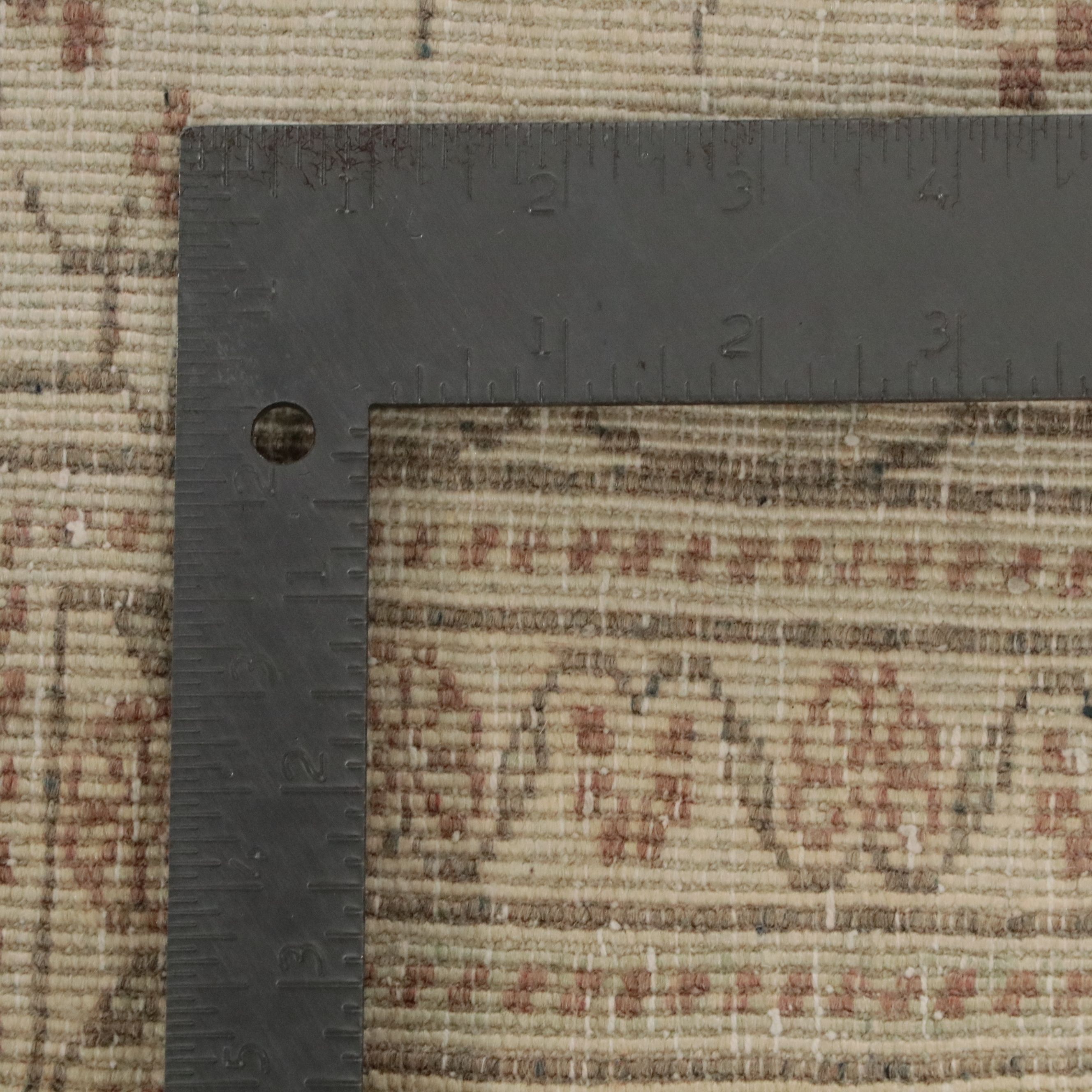 6'2 x 9'4 Hand-Knotted Turkish Oushak Area Rug