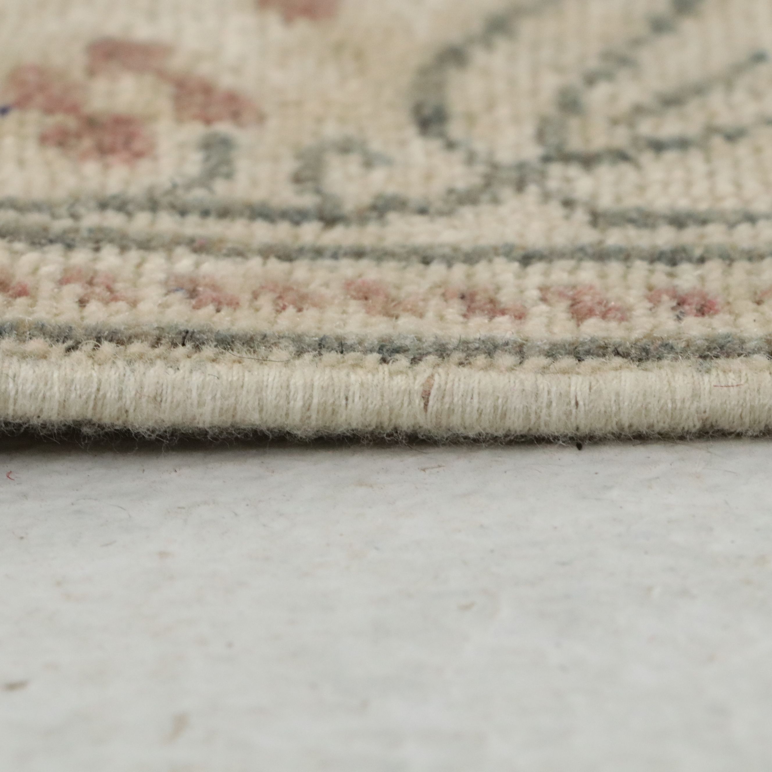 6'2 x 9'4 Hand-Knotted Turkish Oushak Area Rug