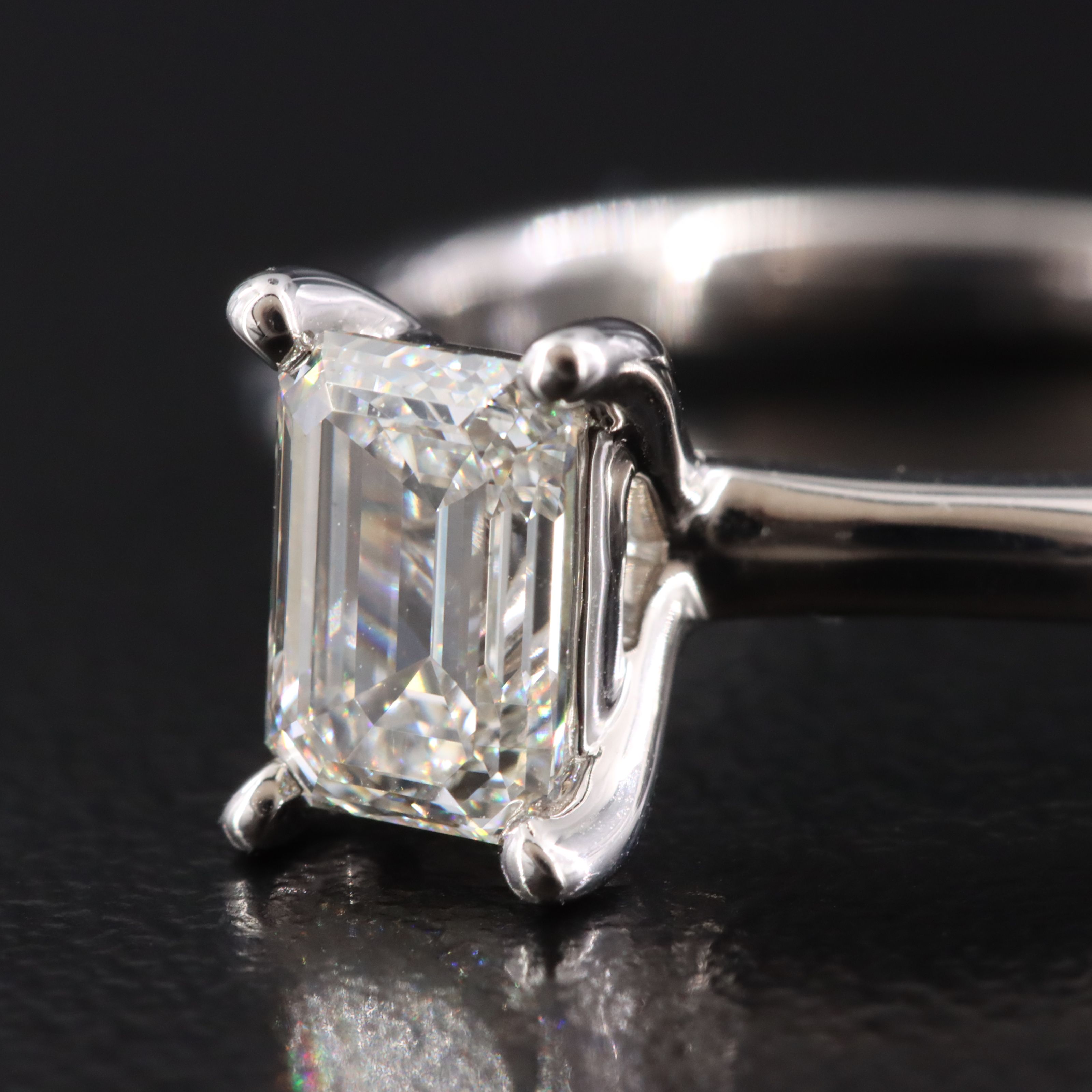 14K 1.09 CT Lab Grown Diamond Solitaire Ring with Online IGI Report