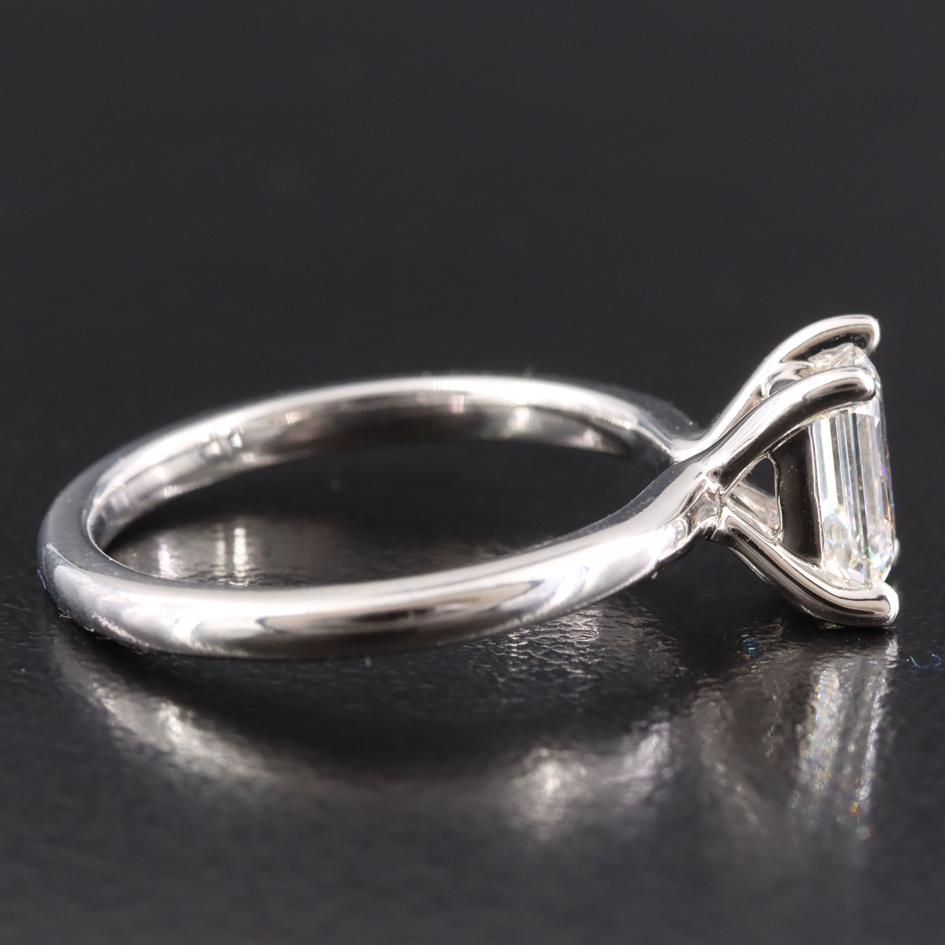 14K 1.09 CT Lab Grown Diamond Solitaire Ring with Online IGI Report