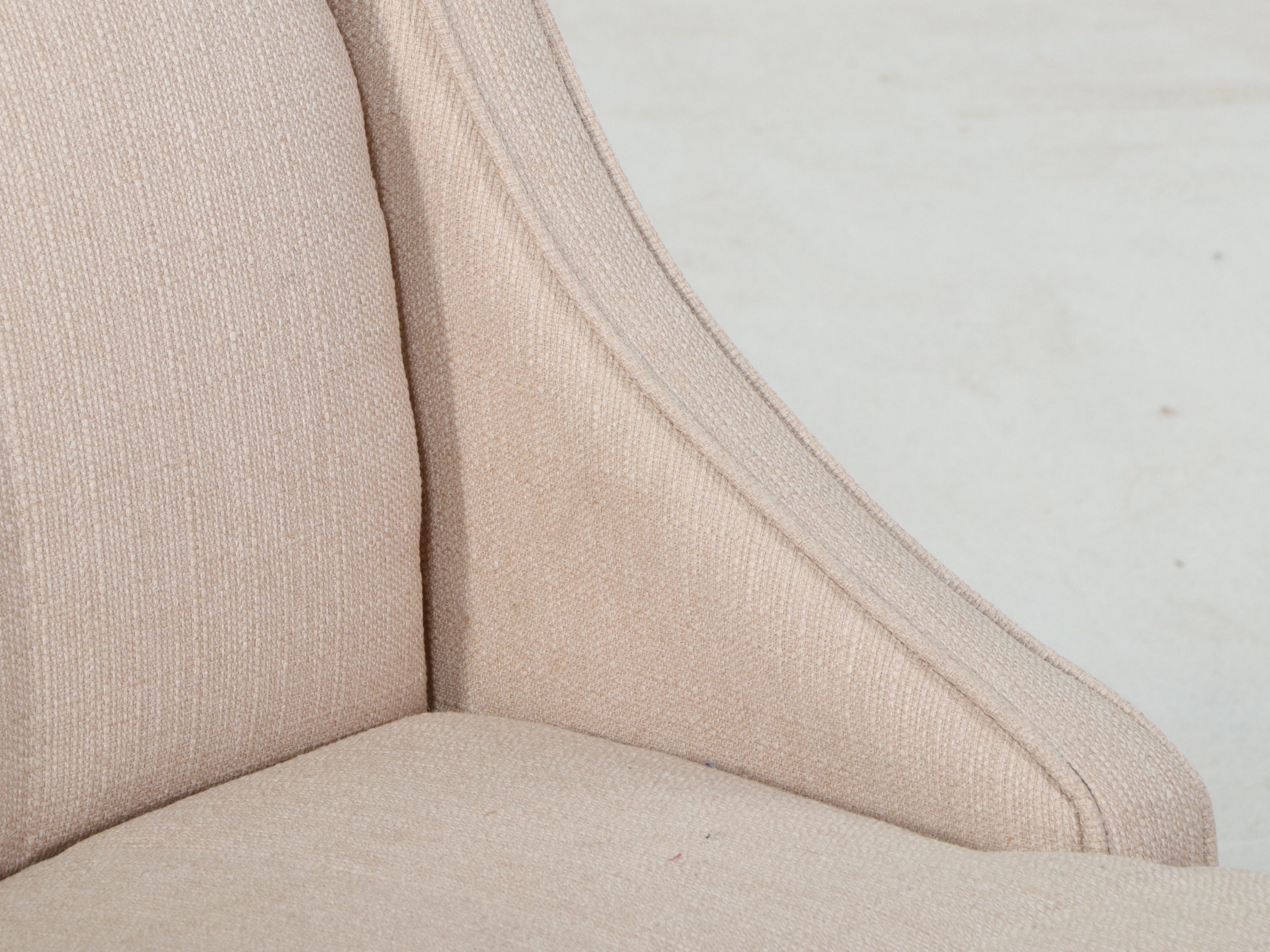 Pair of Upholstered Club Chairs with Accent Pillows