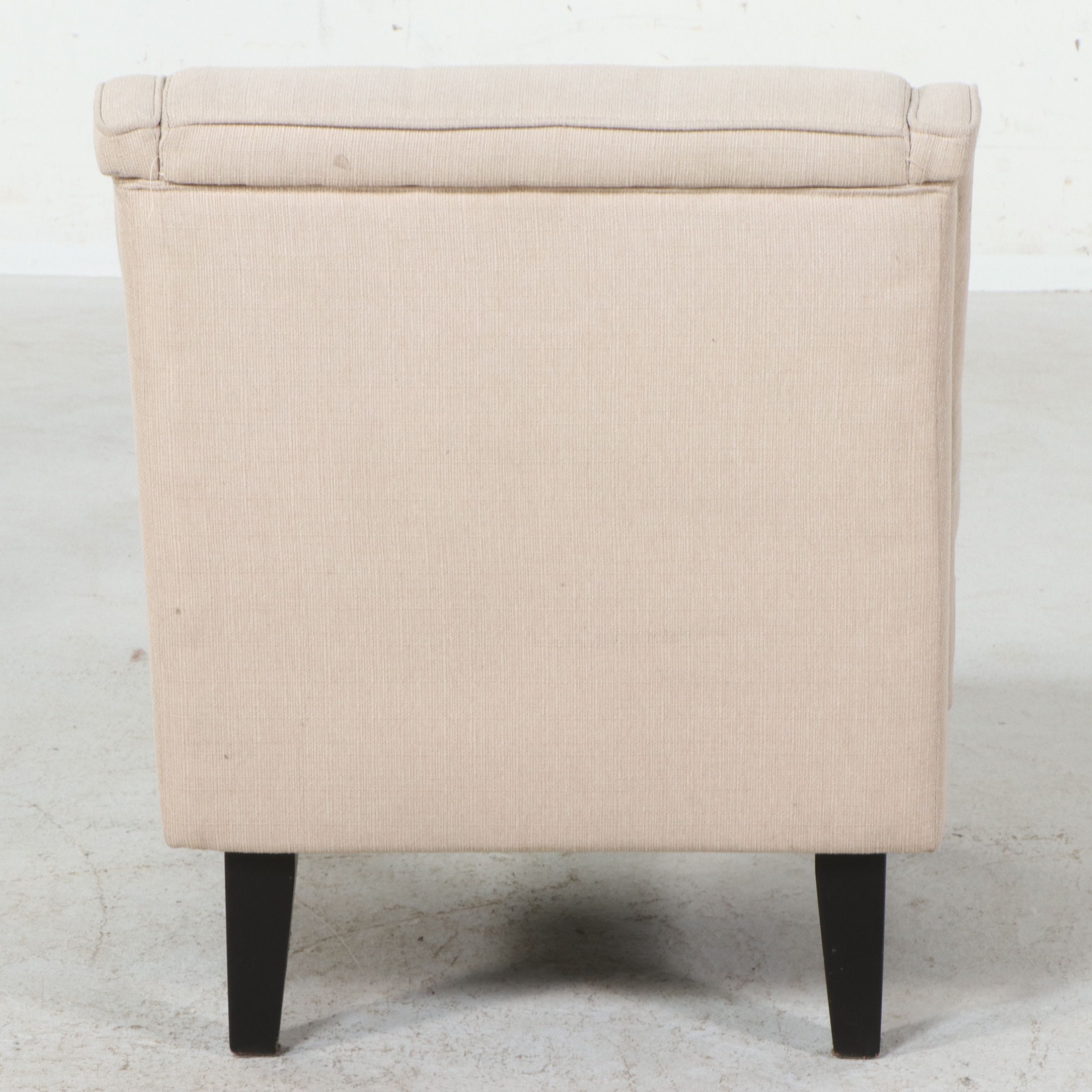 Pair of Upholstered Club Chairs with Accent Pillows