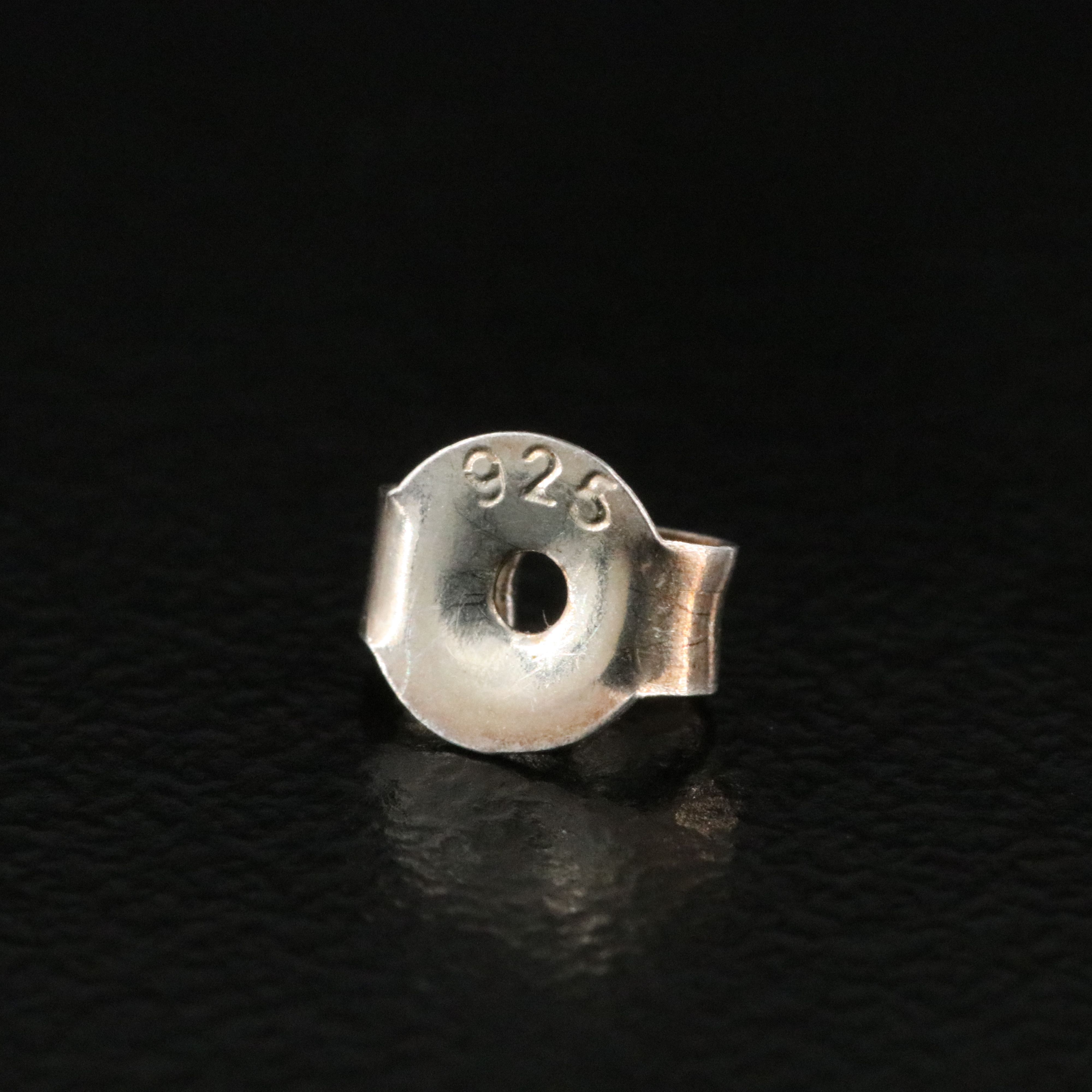 Sterling Knife-Edge Half-Hoops