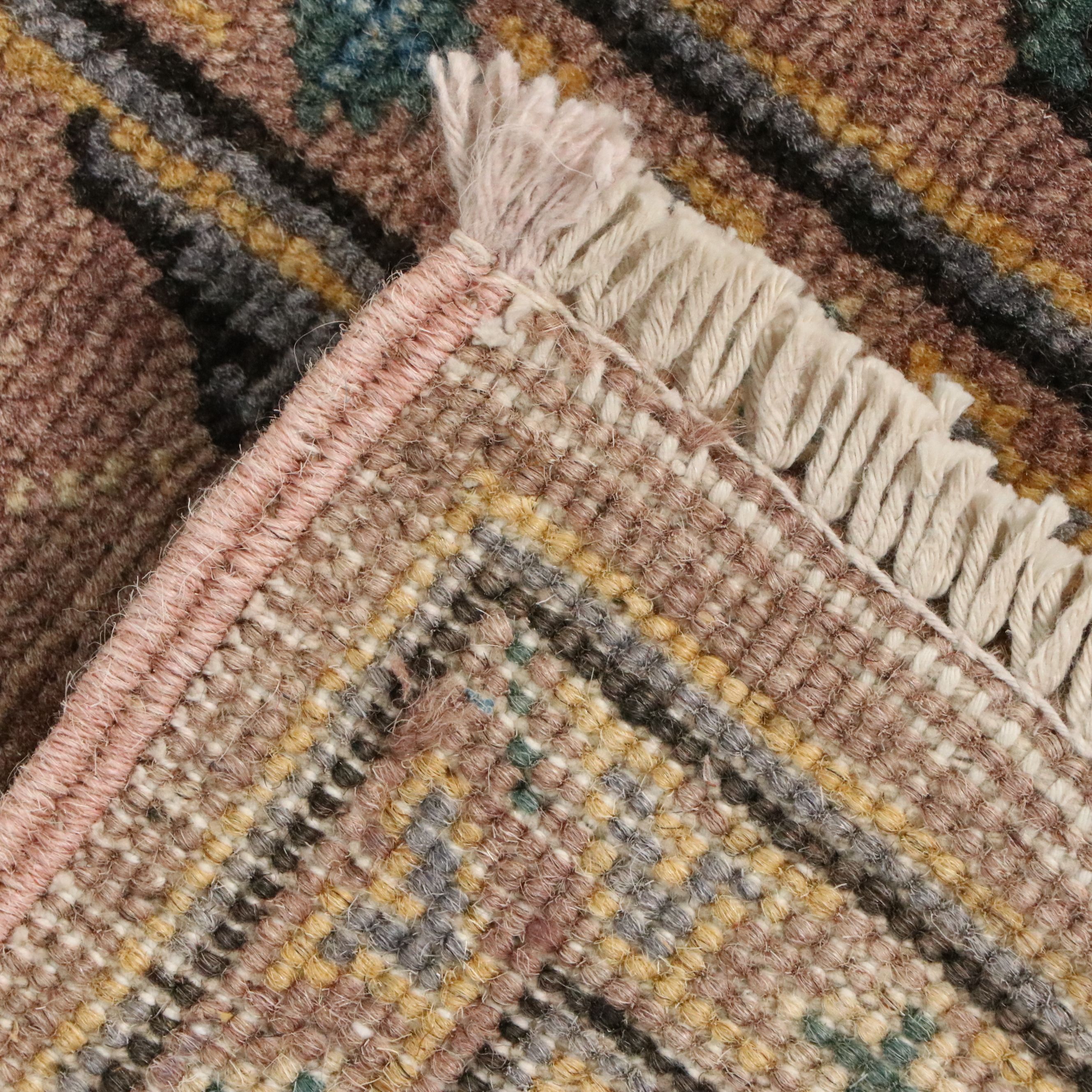 3'2 x 4'8 Hand-Knotted Kazak Style Accent Rug