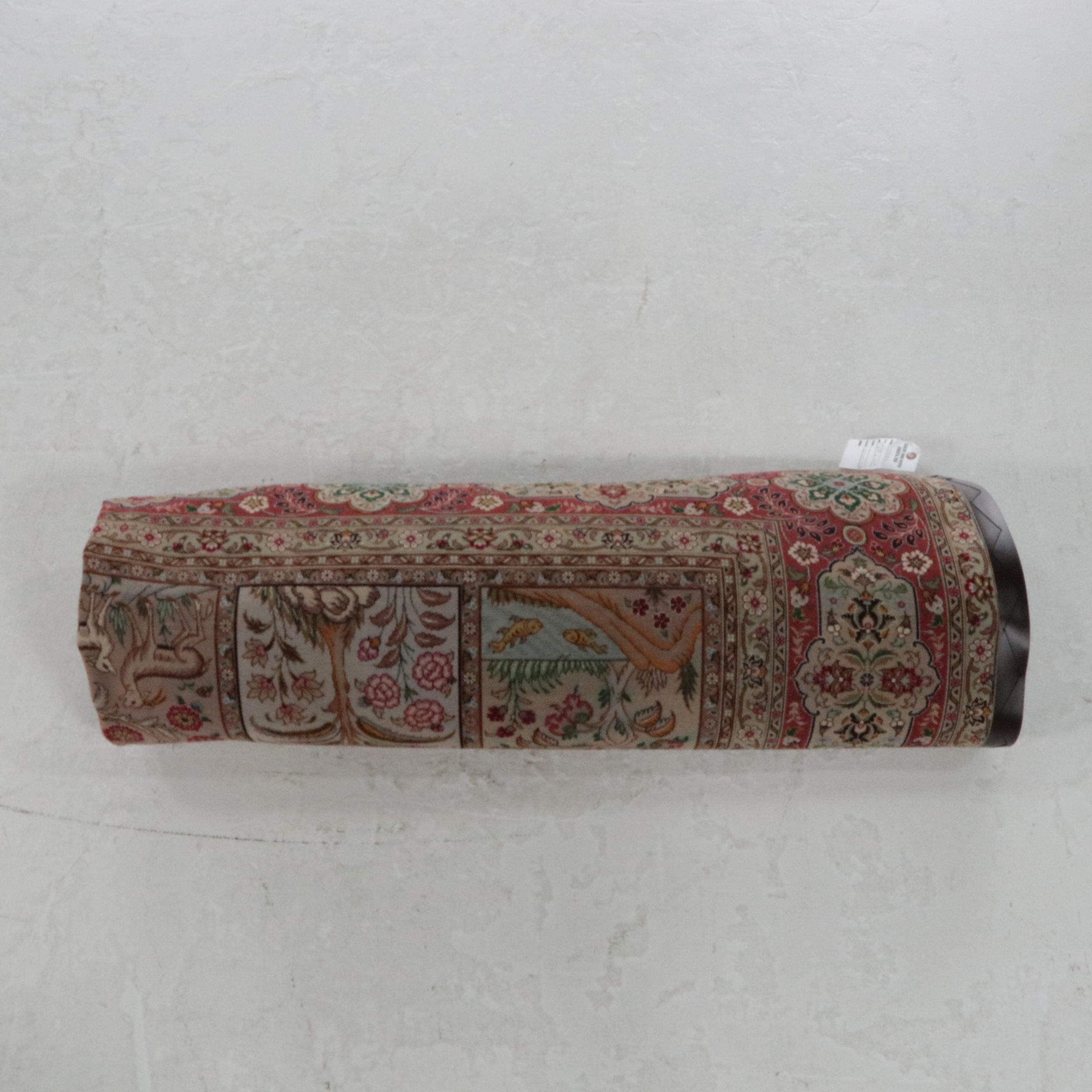 6'8 x 9'8 Hand-Knotted Persian Tabriz Silk Accented Area Rug