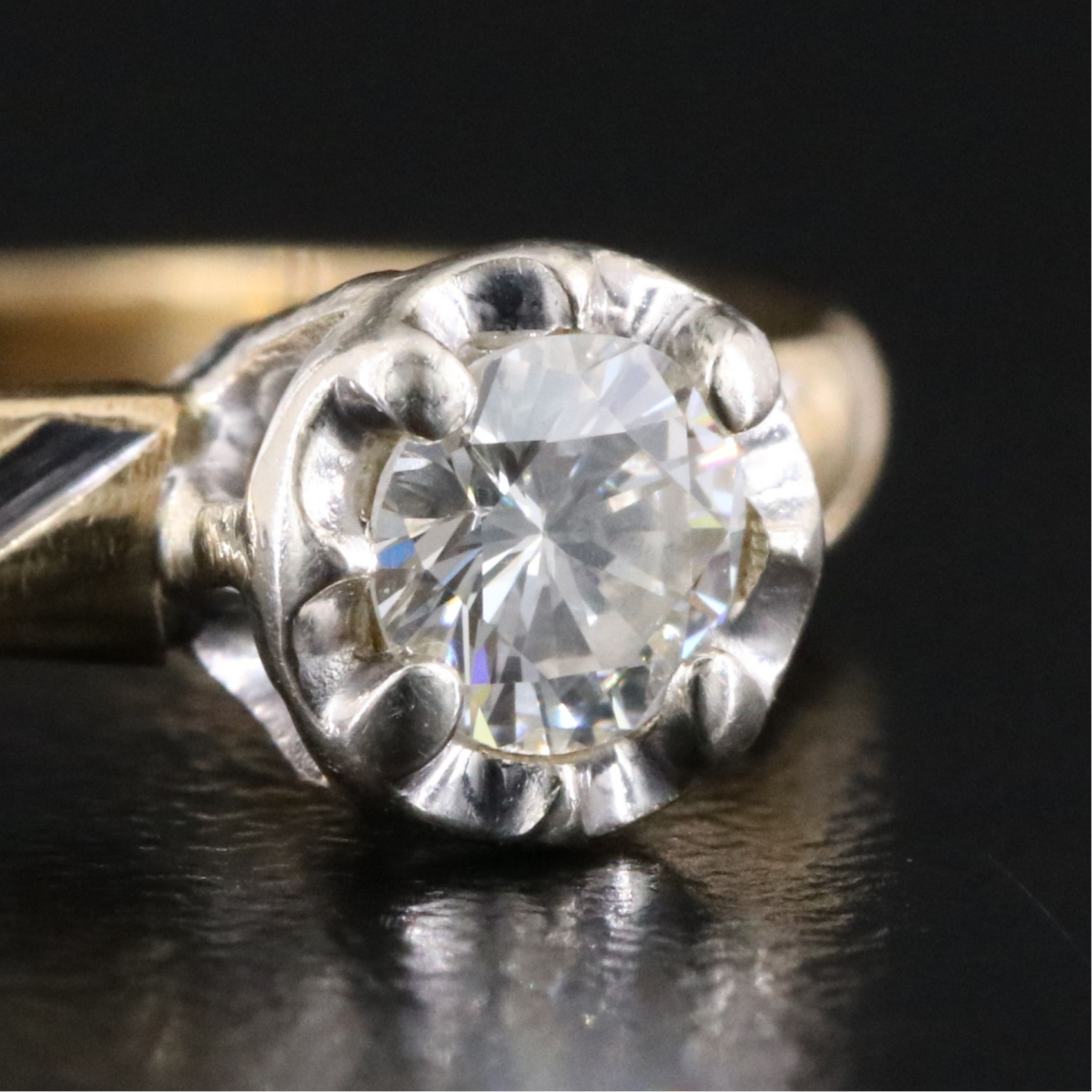 14K 0.30 CT Diamond Ring