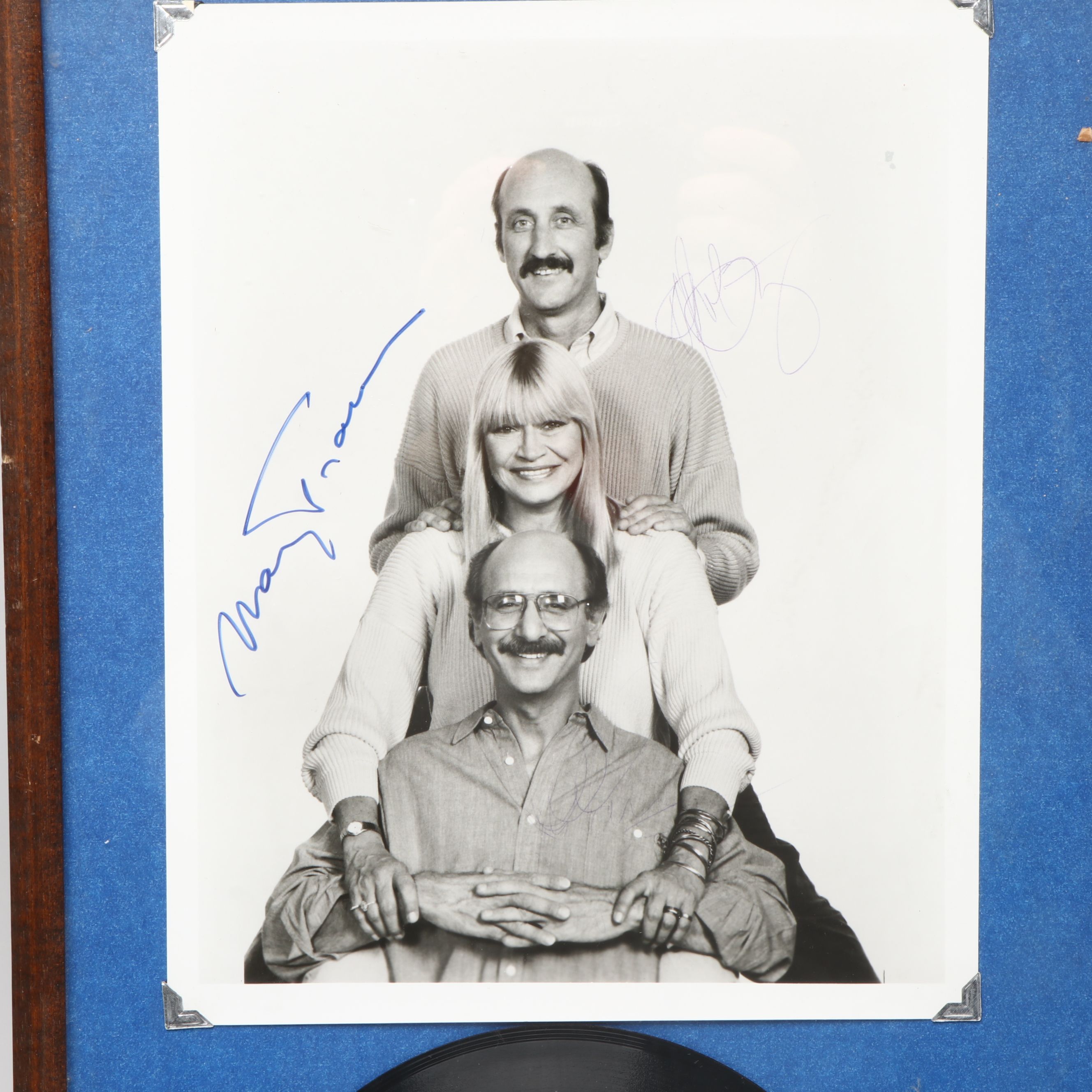Peter, Paul & Mary, Dean Martin and Red Skelton Signed Portraits and Letter