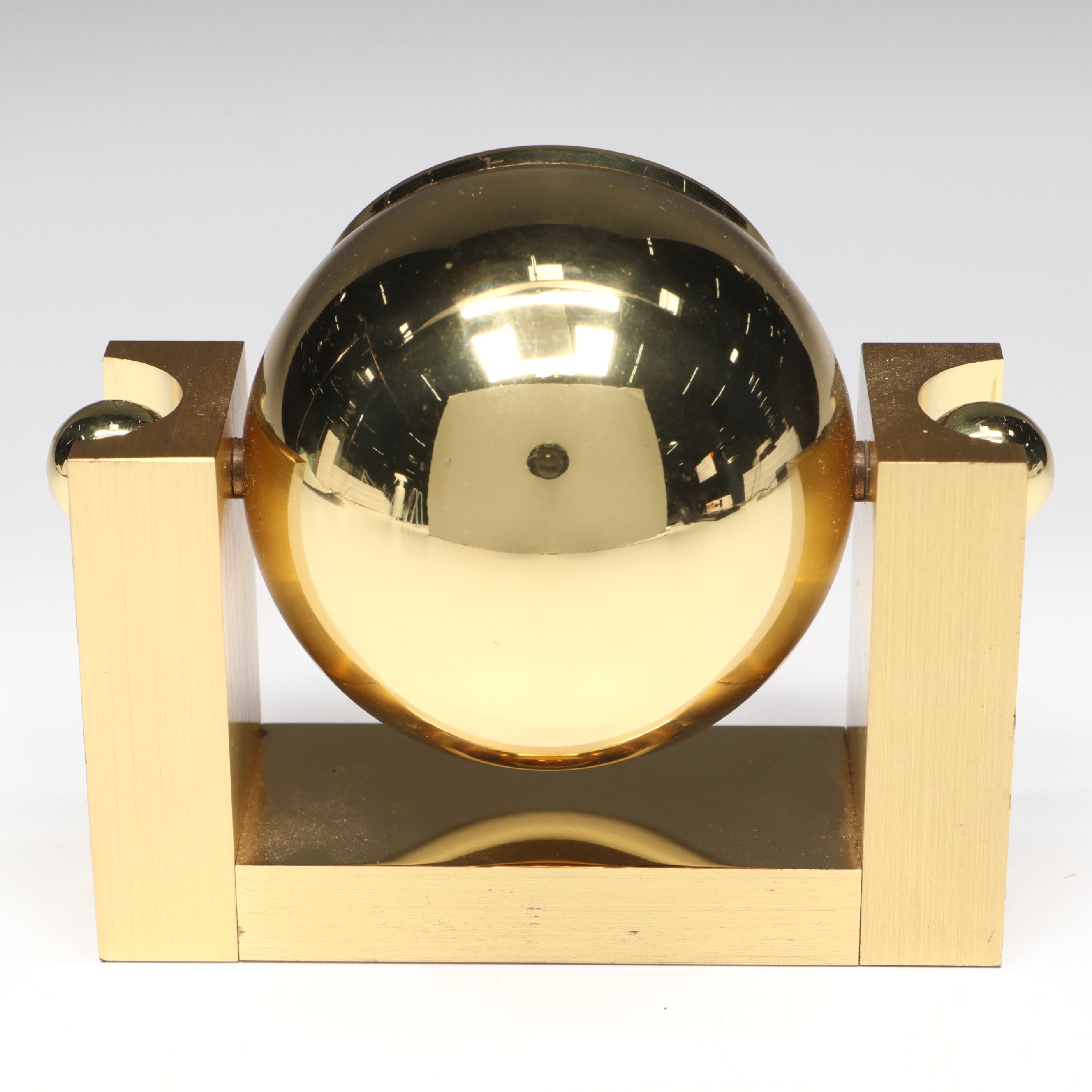 Tiffany & Co. Brass Desk Clock