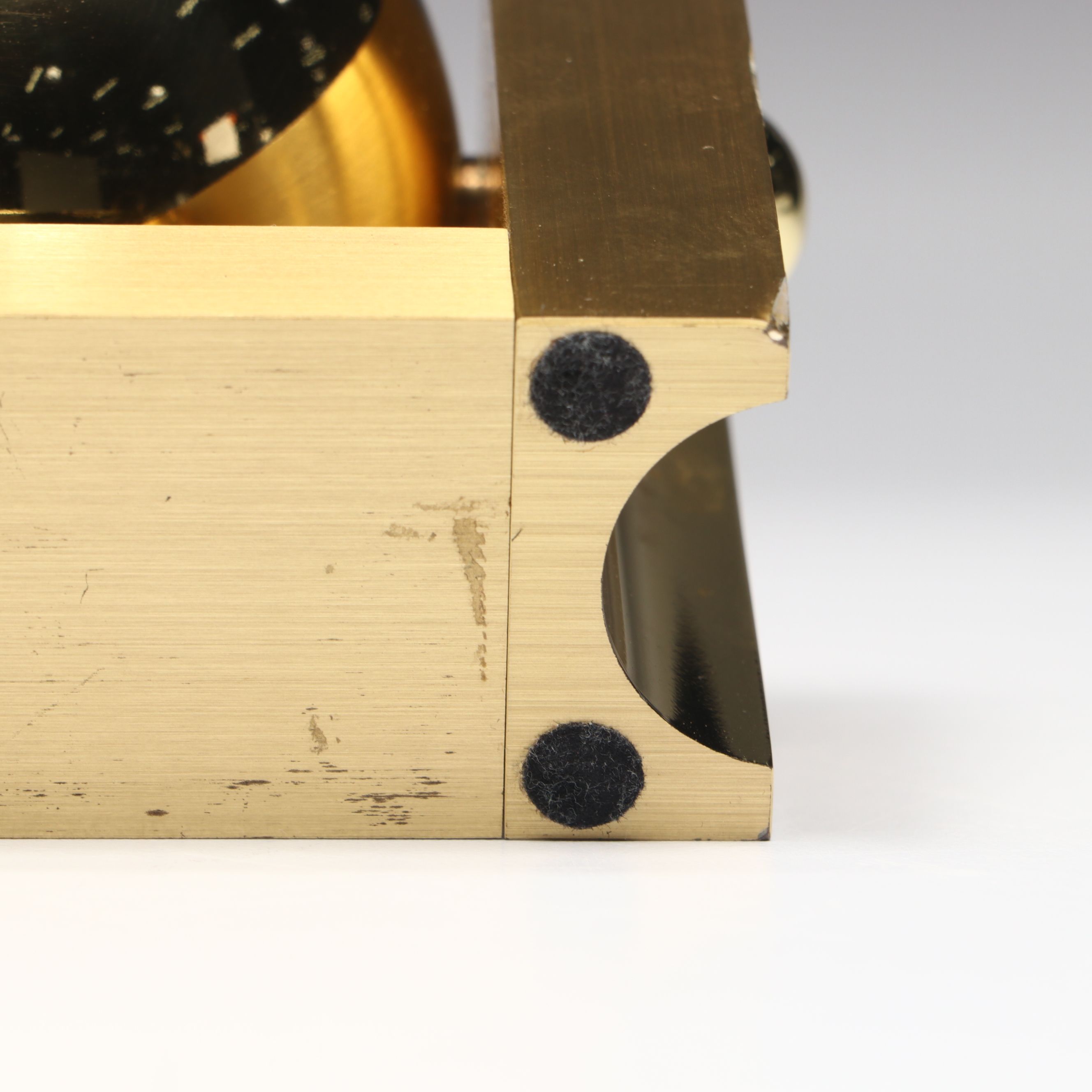 Tiffany & Co. Brass Desk Clock