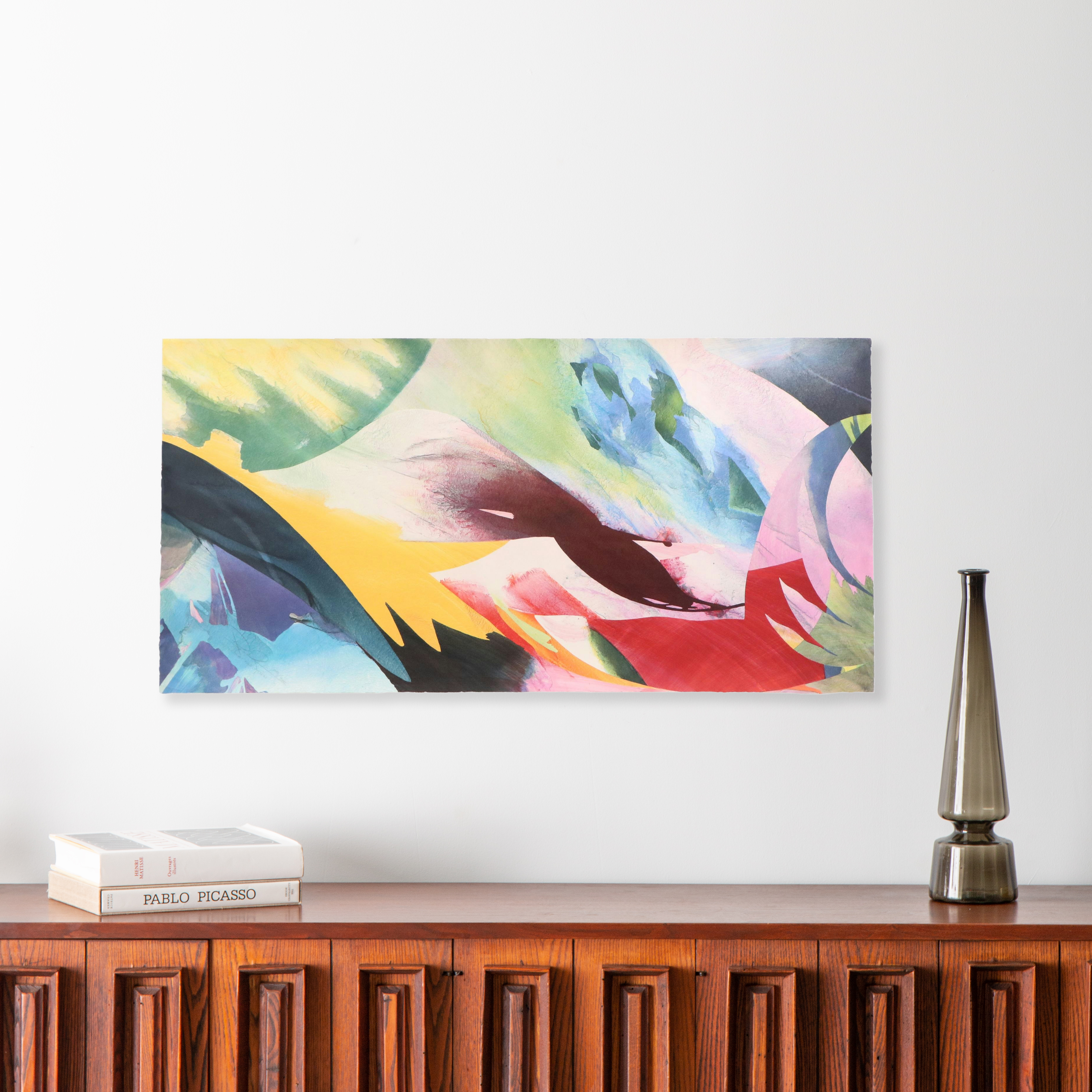 Peter Kitchell Color Lithograph "Continuous Abruption"