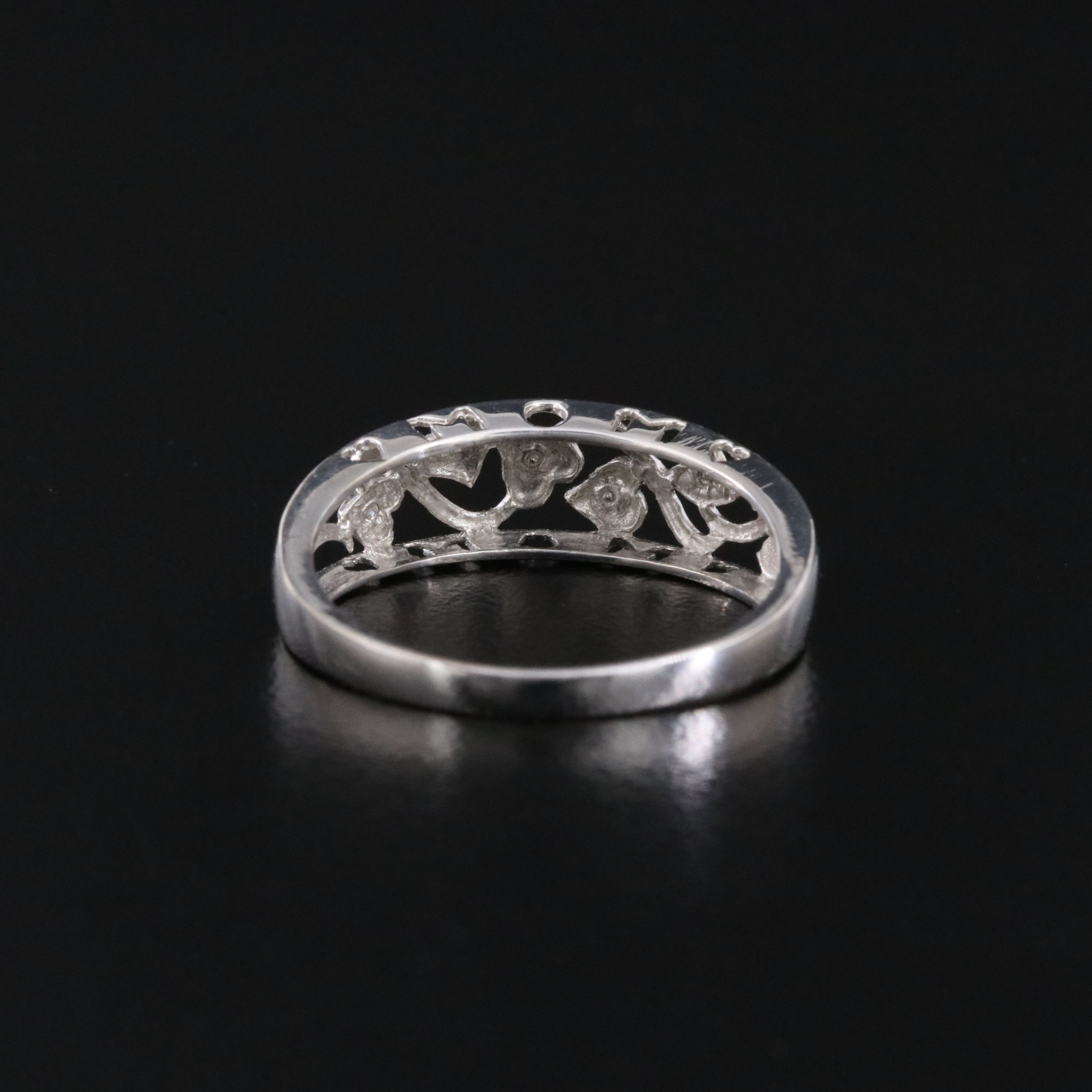 10K 0.01 CTW Diamond Heart Ring