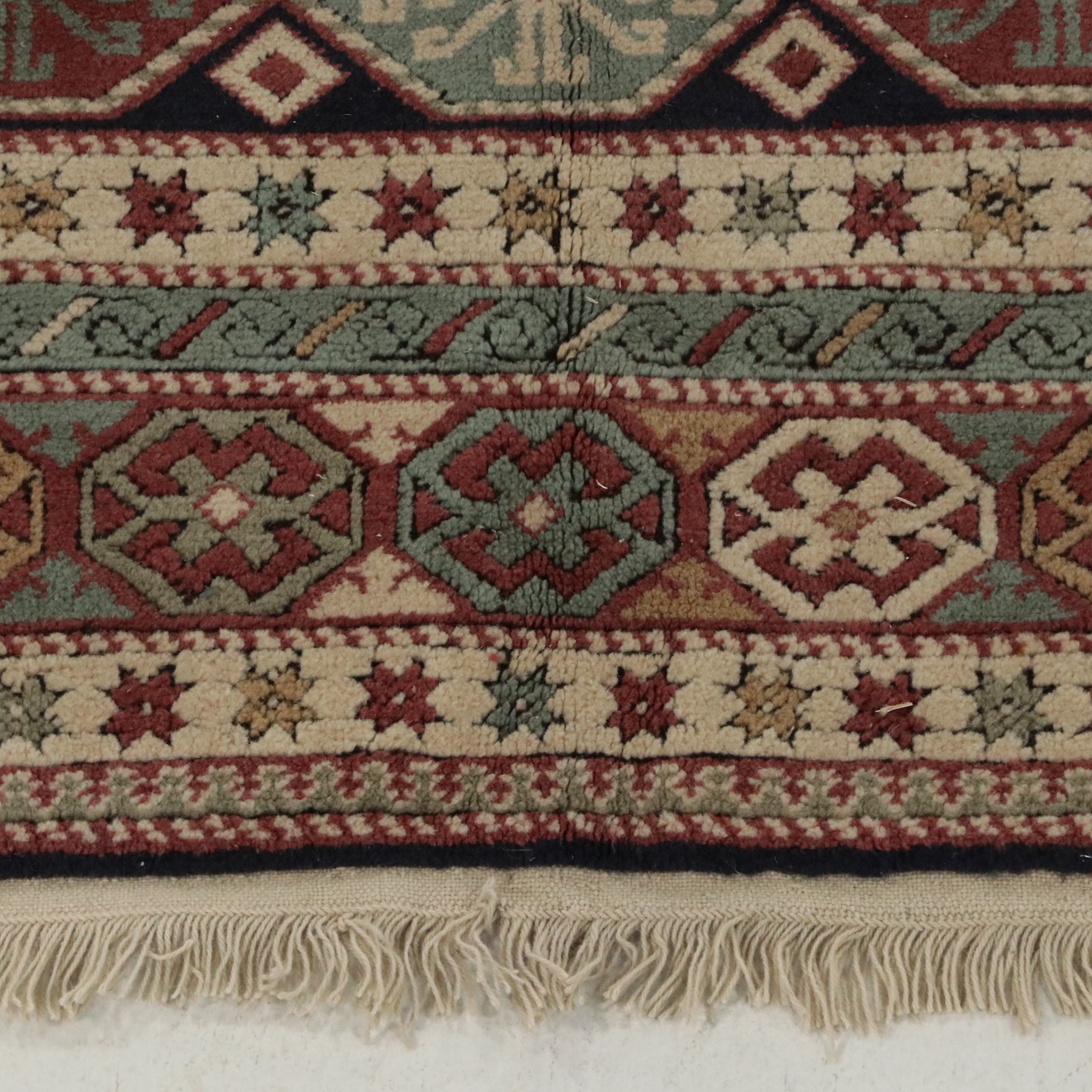 5'5 x 7'2 Hand-Knotted Caucasian Kazak Area Rug