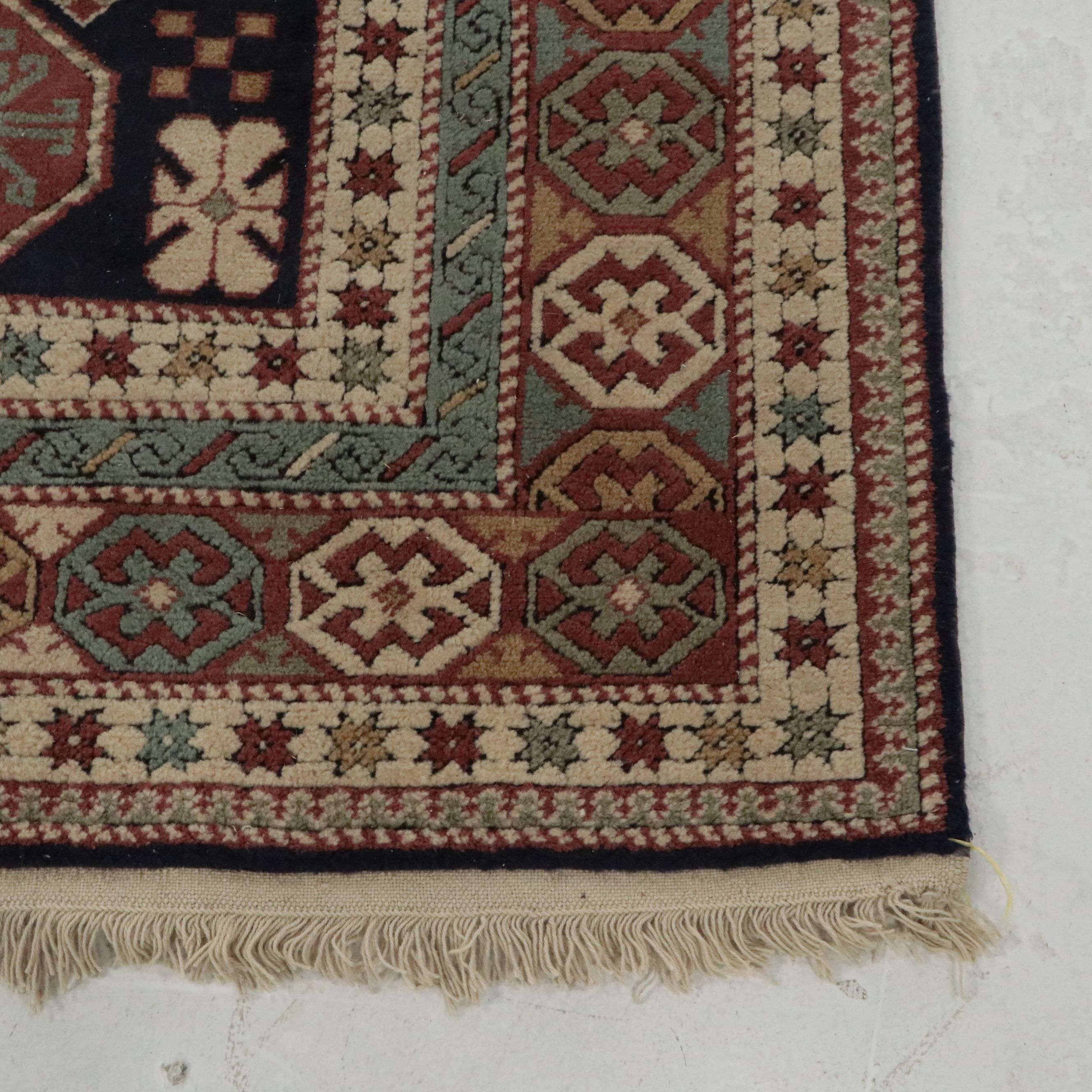 5'5 x 7'2 Hand-Knotted Caucasian Kazak Area Rug
