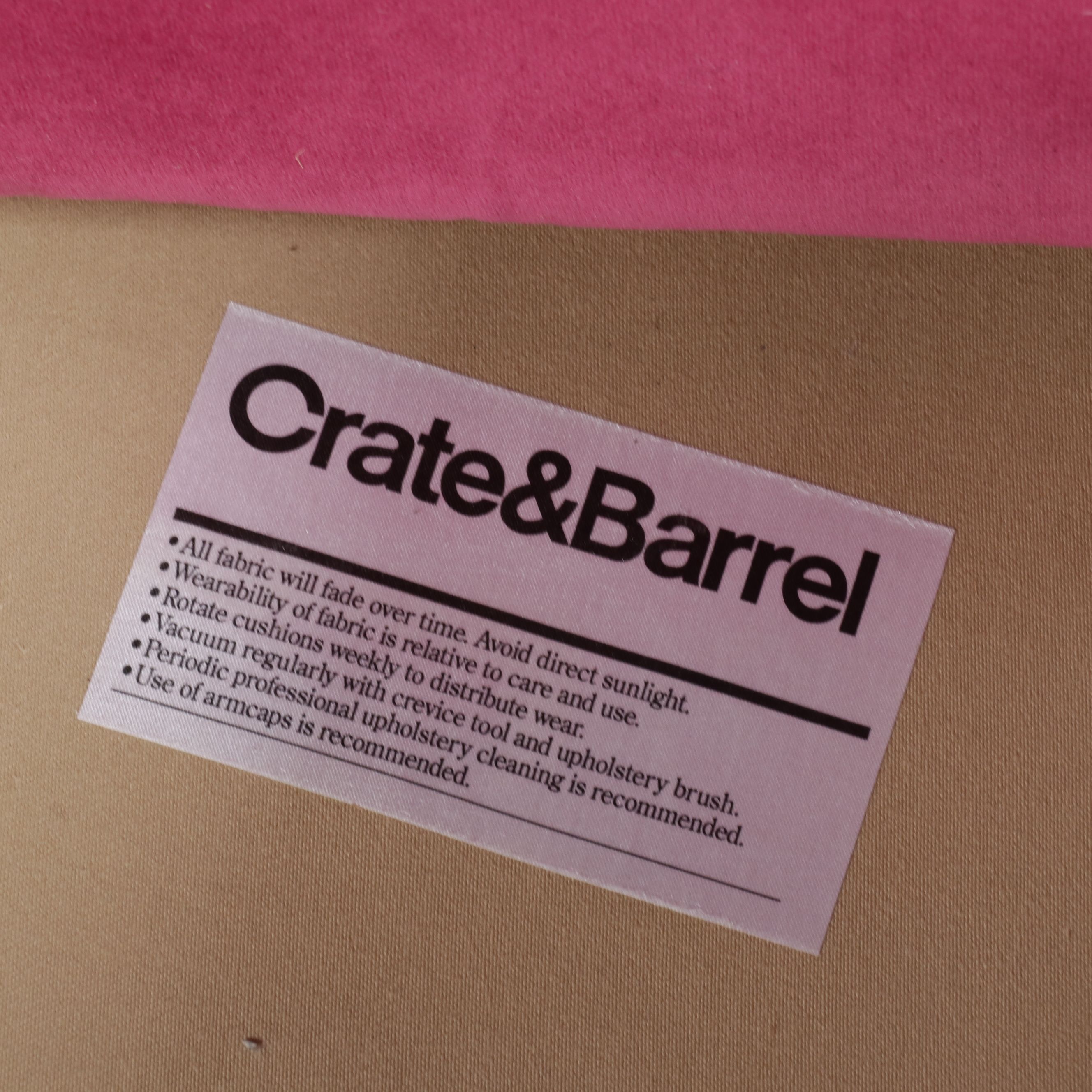 Crate & Barrel Upholstered Accent Chair