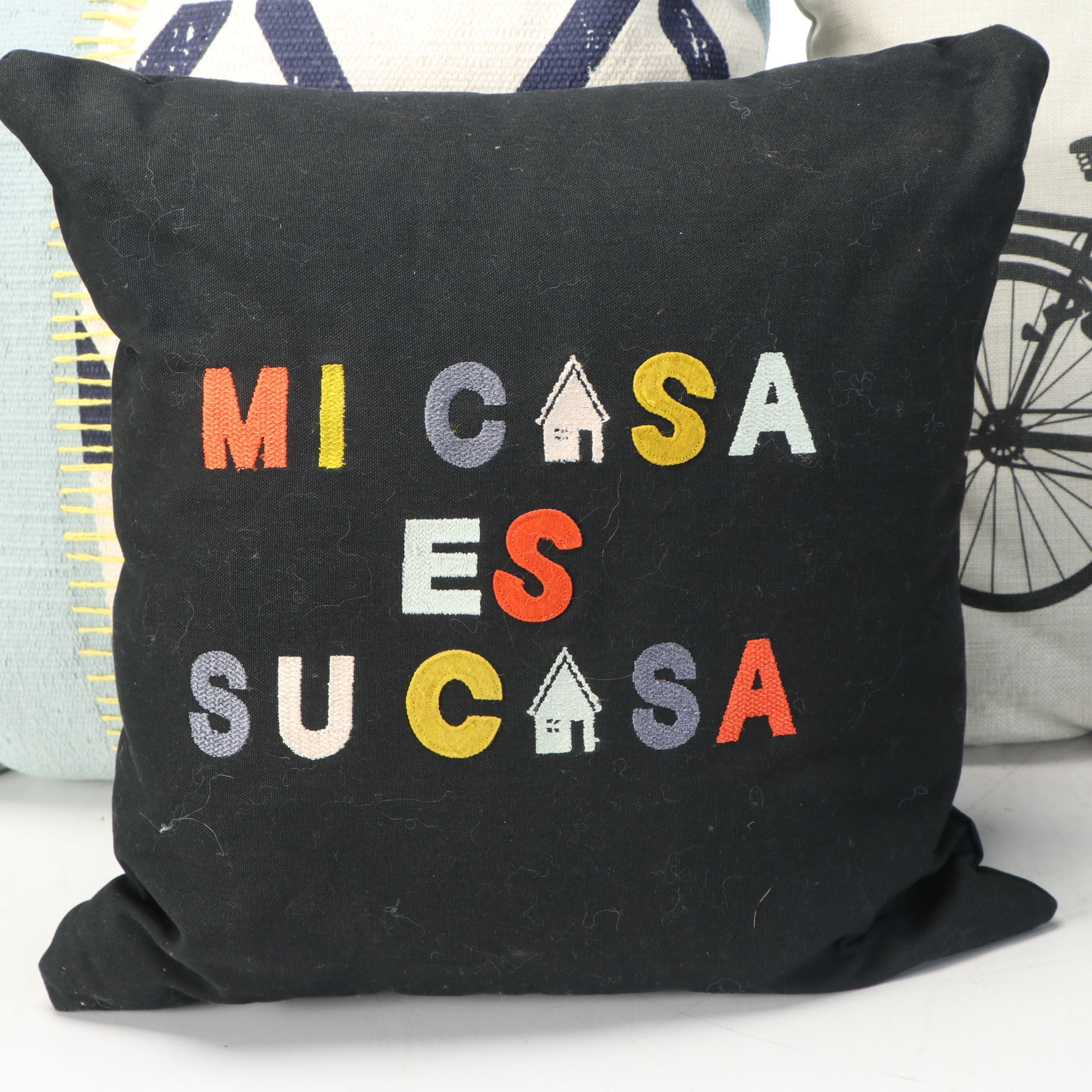 Bohemian Style Lumbar Pillow with More Printed Accent Pillows