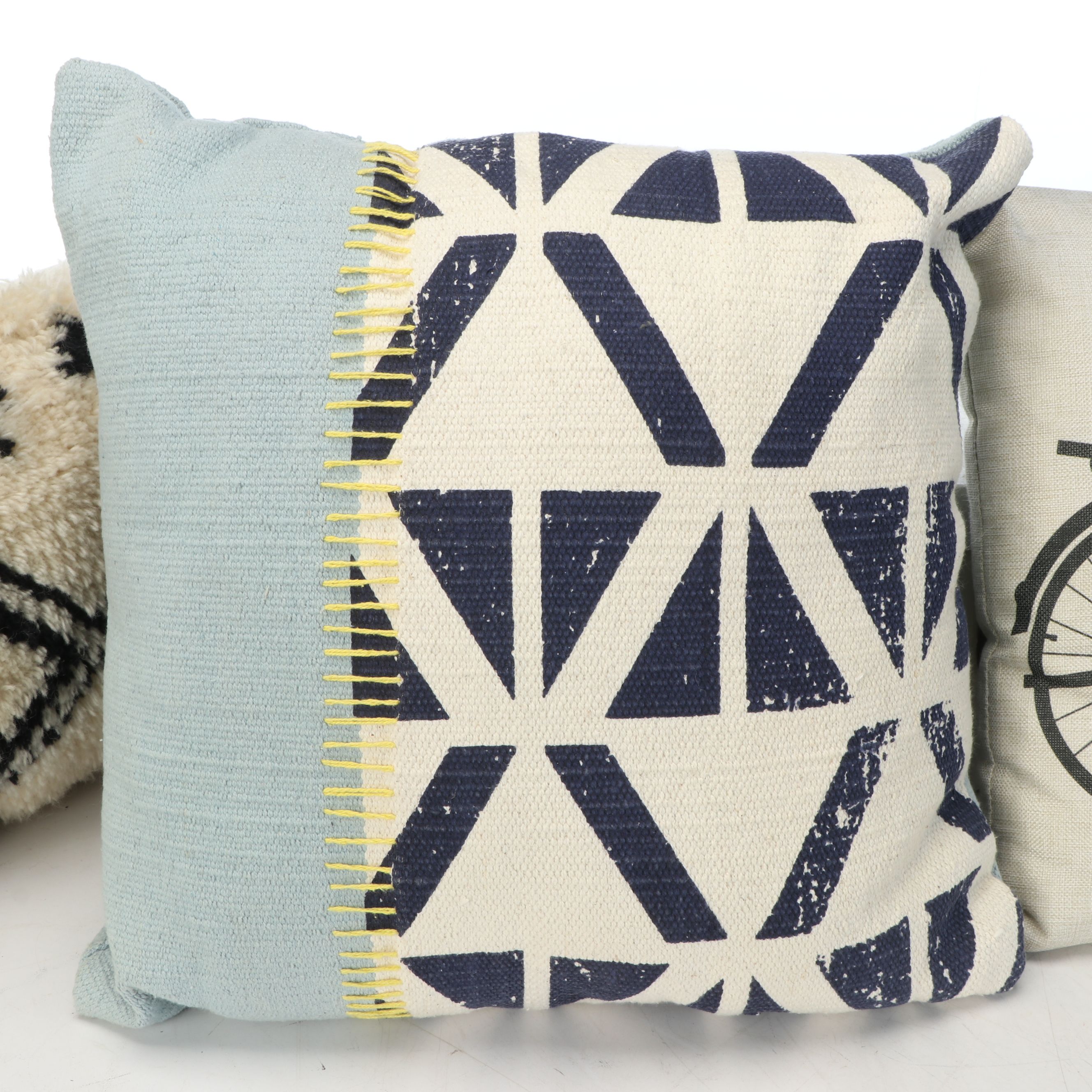 Bohemian Style Lumbar Pillow with More Printed Accent Pillows