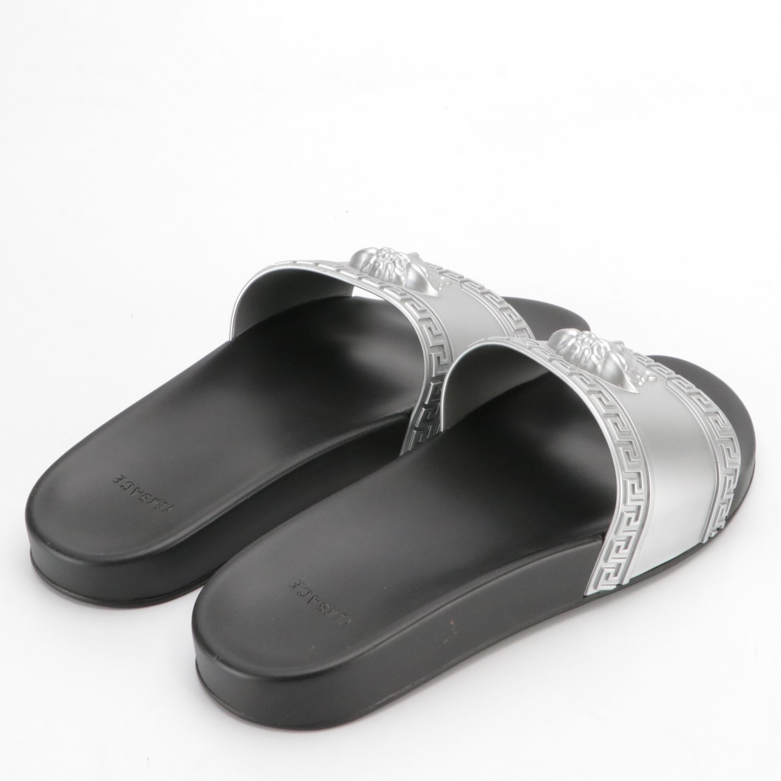 Versace La Medusa Slides in Rubber