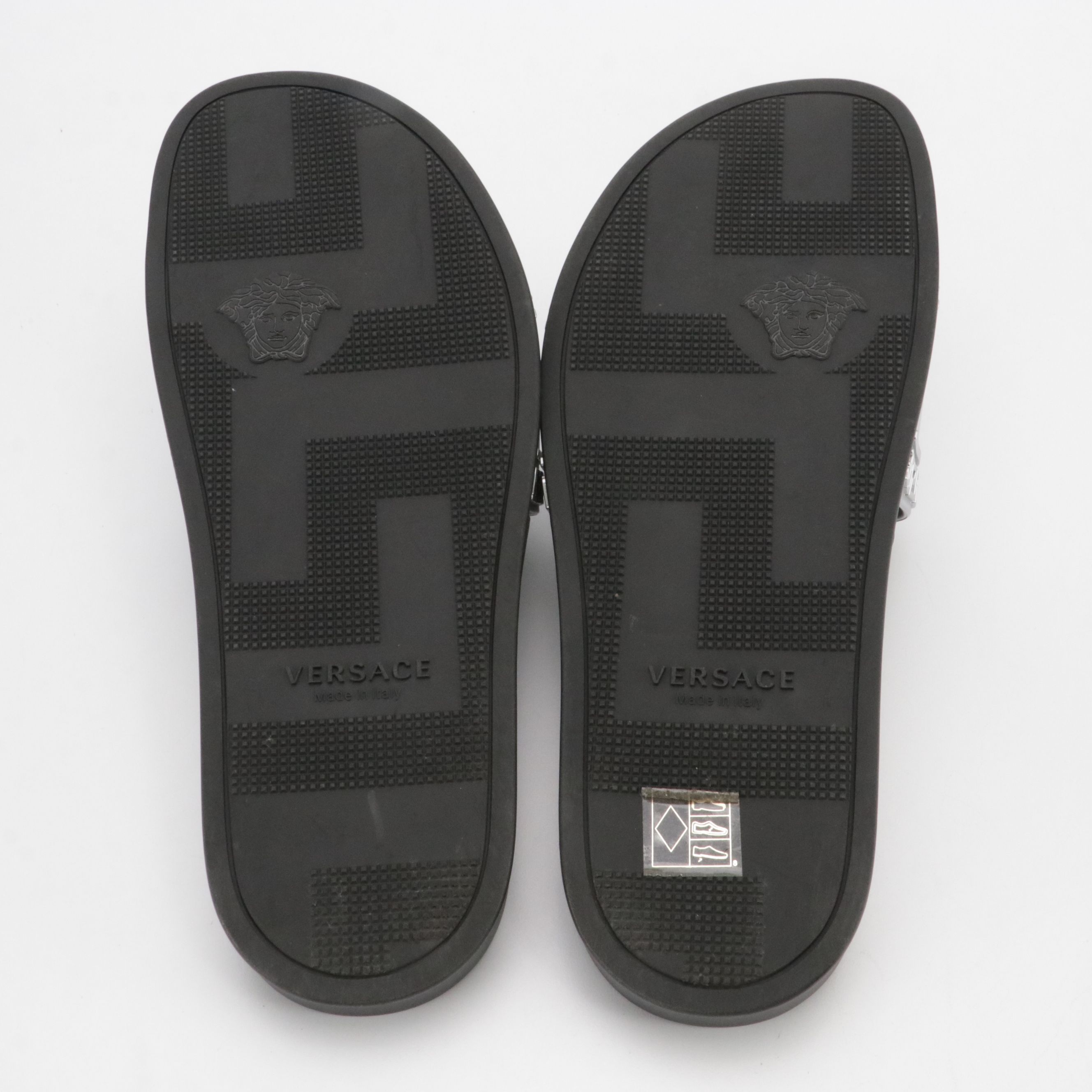 Versace La Medusa Slides in Rubber