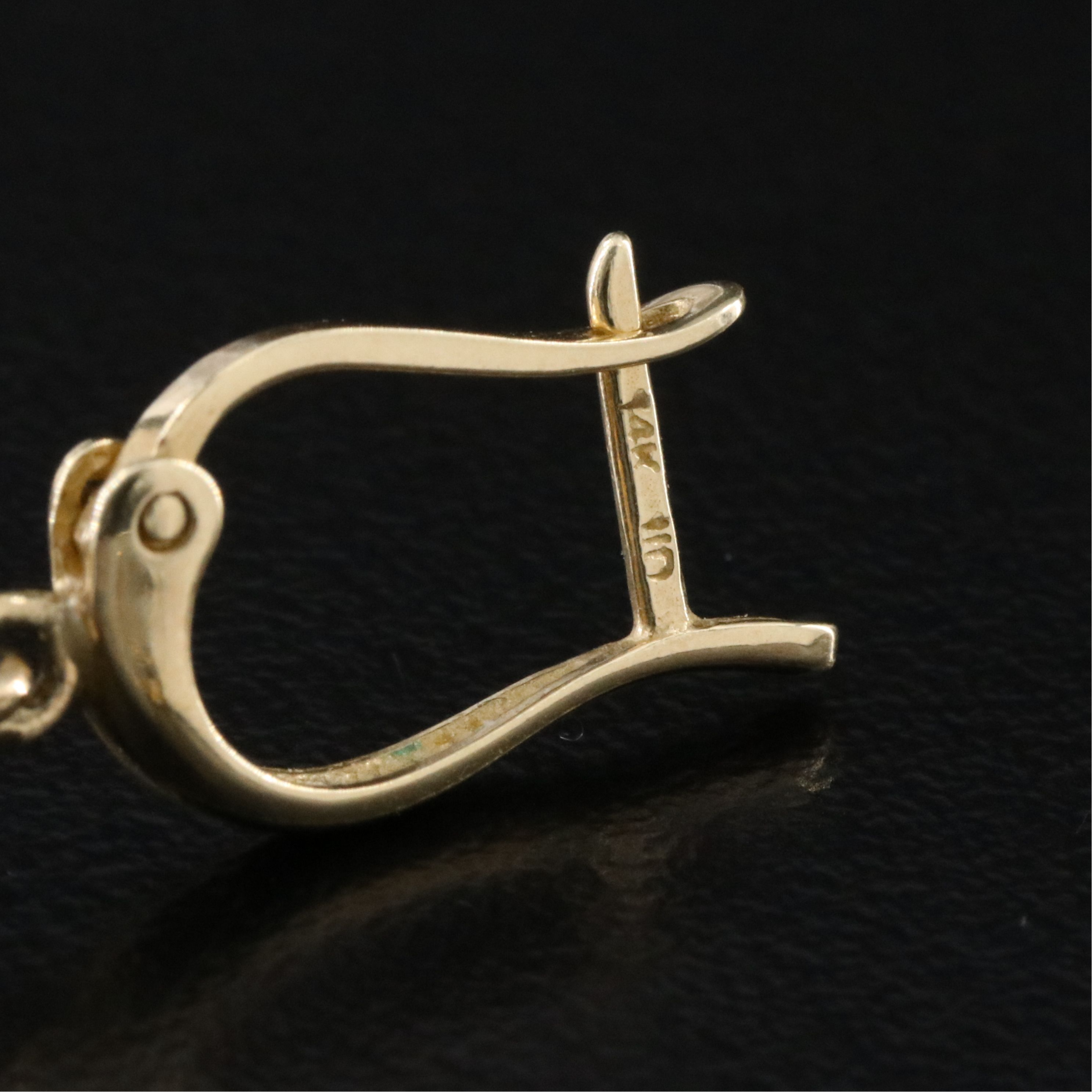 14K & 18K Swiss Blue Topaz, Amethyst, and Diamond Dangle Earrings