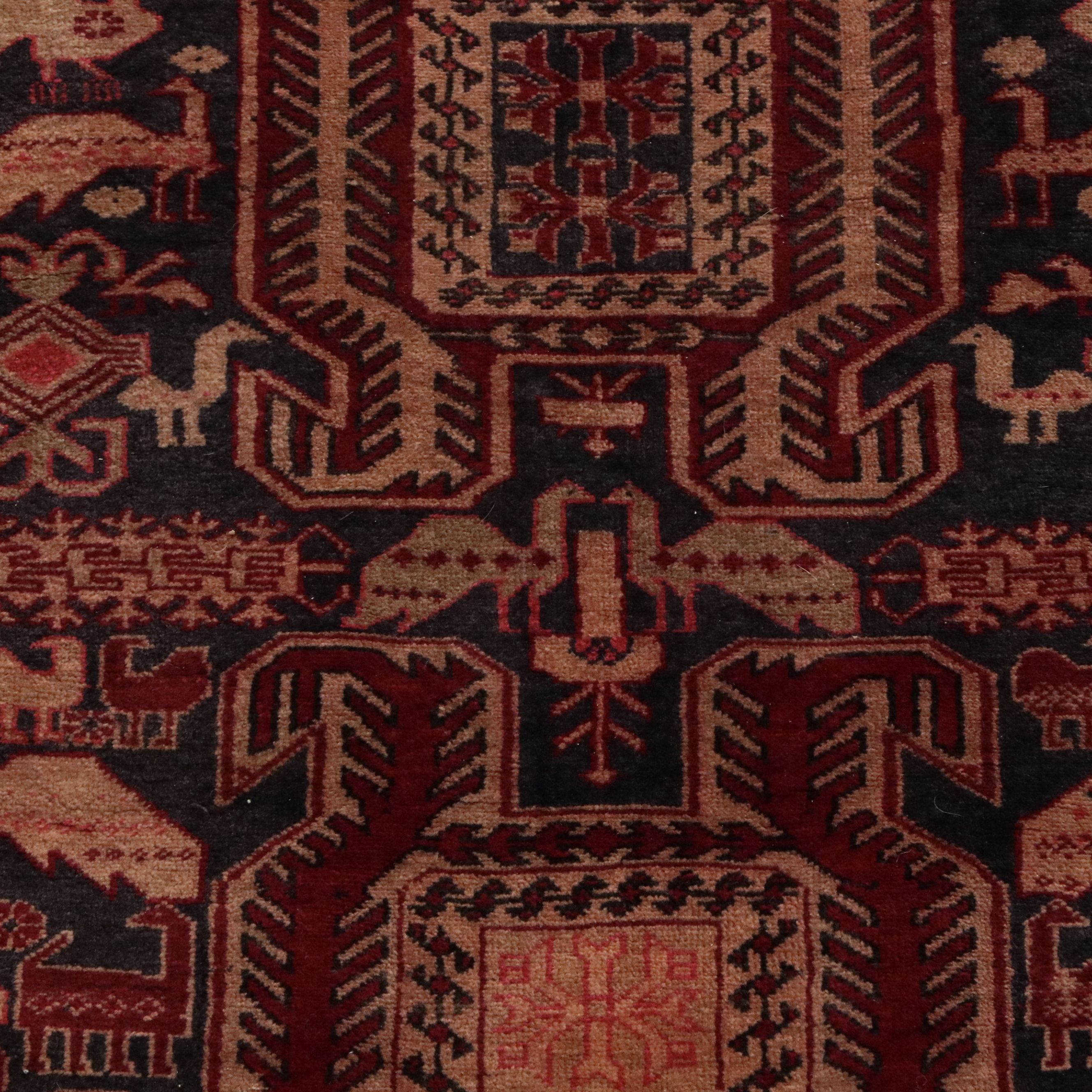 3'6 x 10'2 Hand-Knotted Caucasian Lenkoran Long Rug