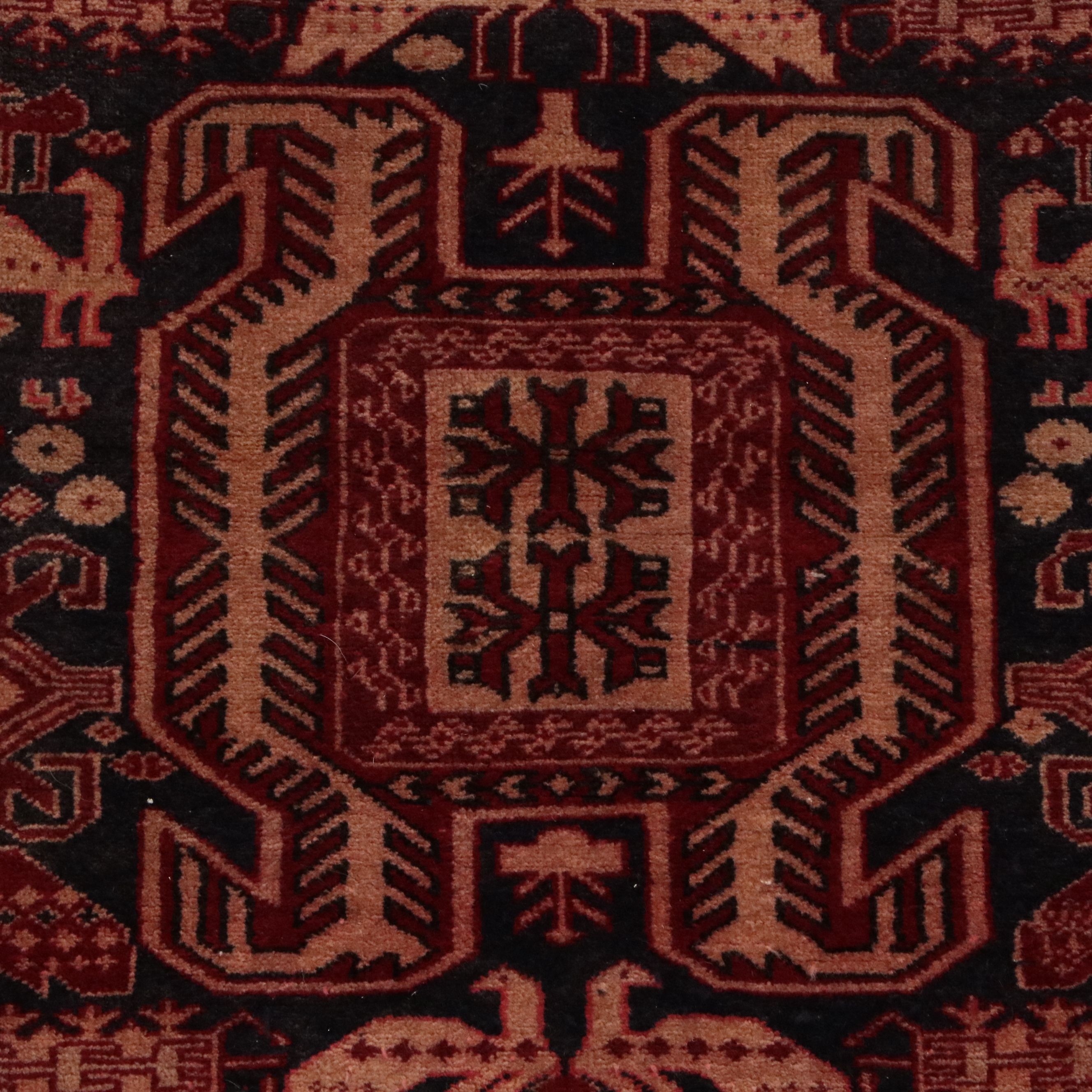 3'6 x 10'2 Hand-Knotted Caucasian Lenkoran Long Rug