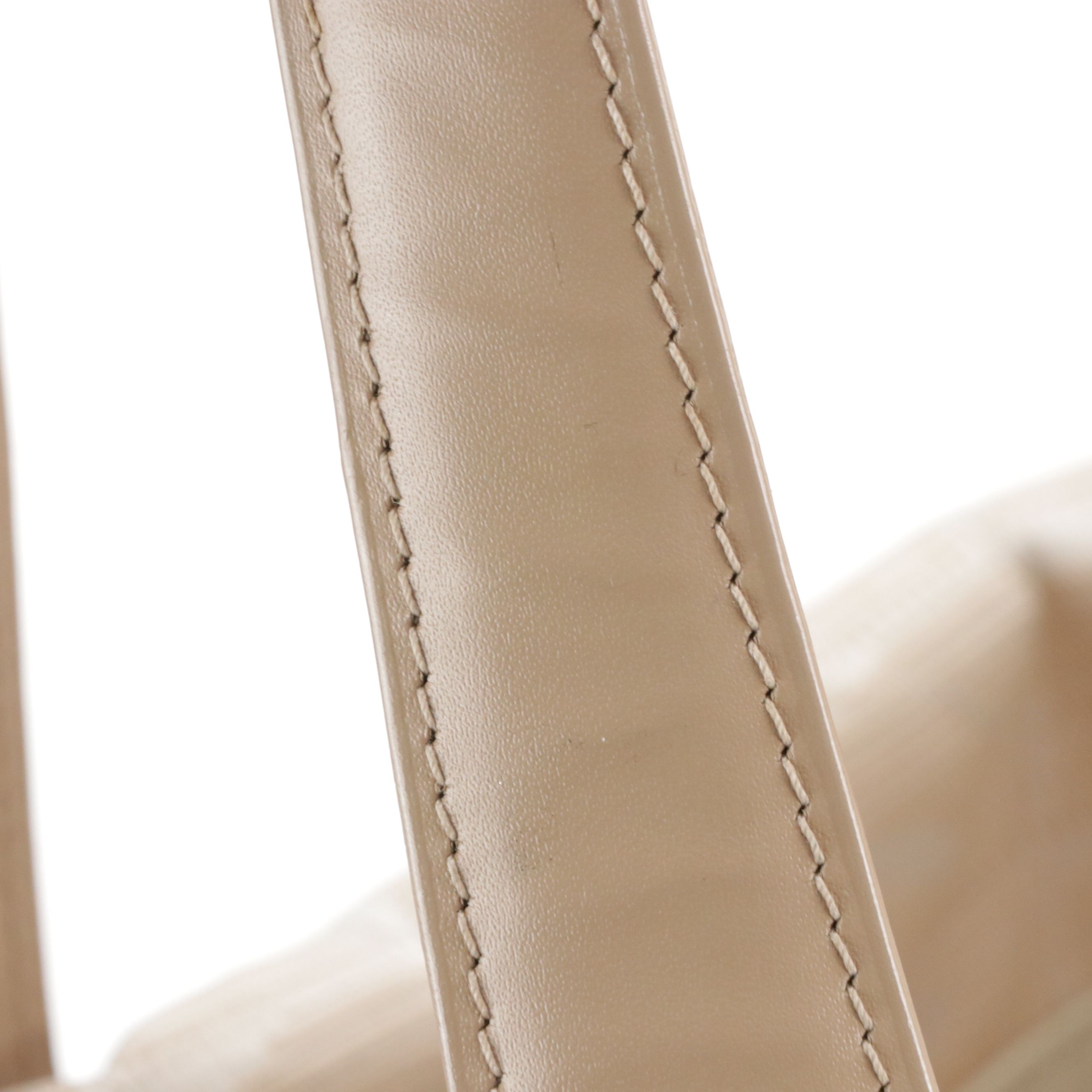 Chanel Travel Ligne Tote Bag in Beige CC Nylon Jacquard and Leather Trim