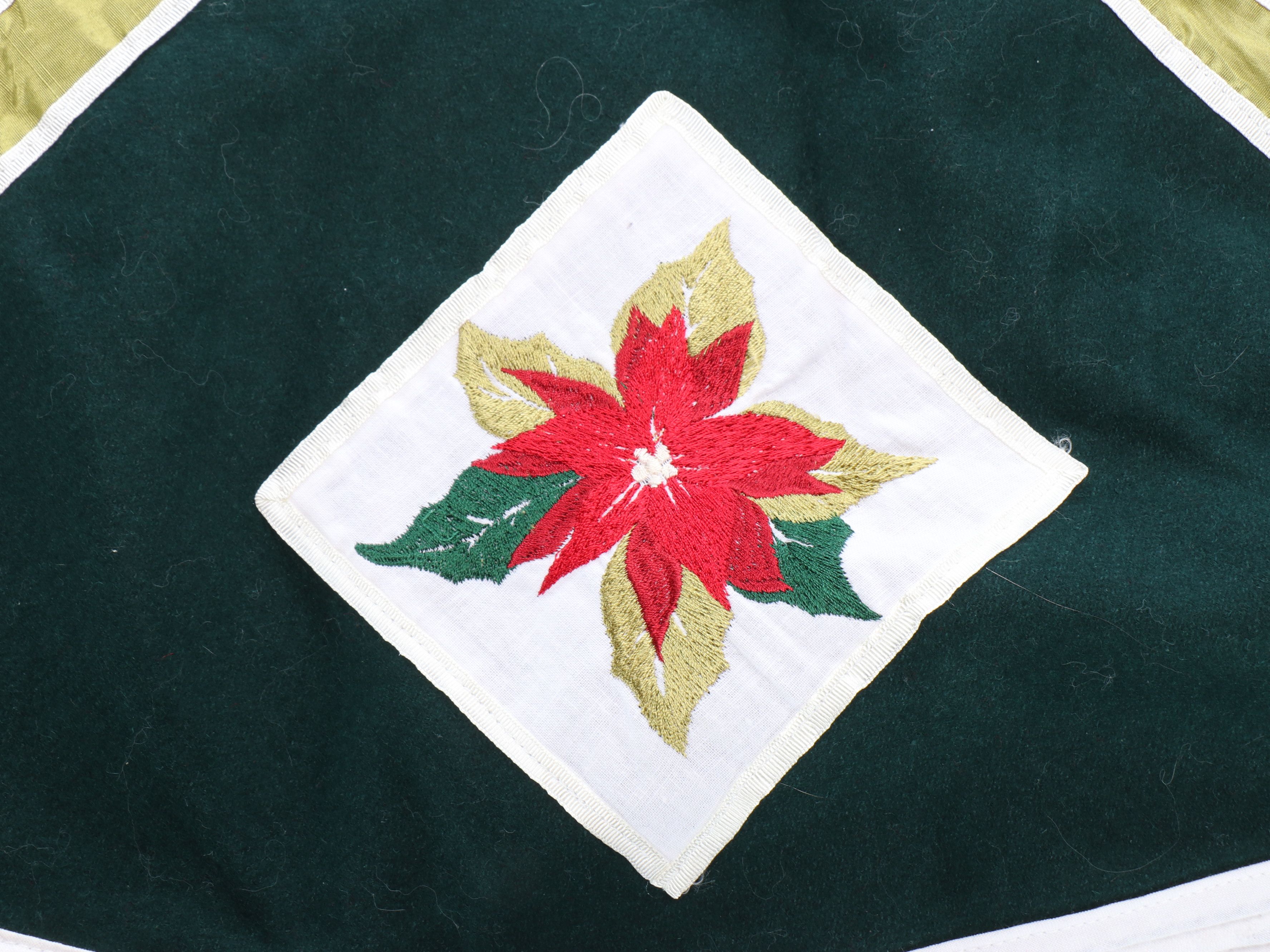 Pottery Barn Christmas Woody Crewel Pillow Cover, Metal Tree Stand, More Décor