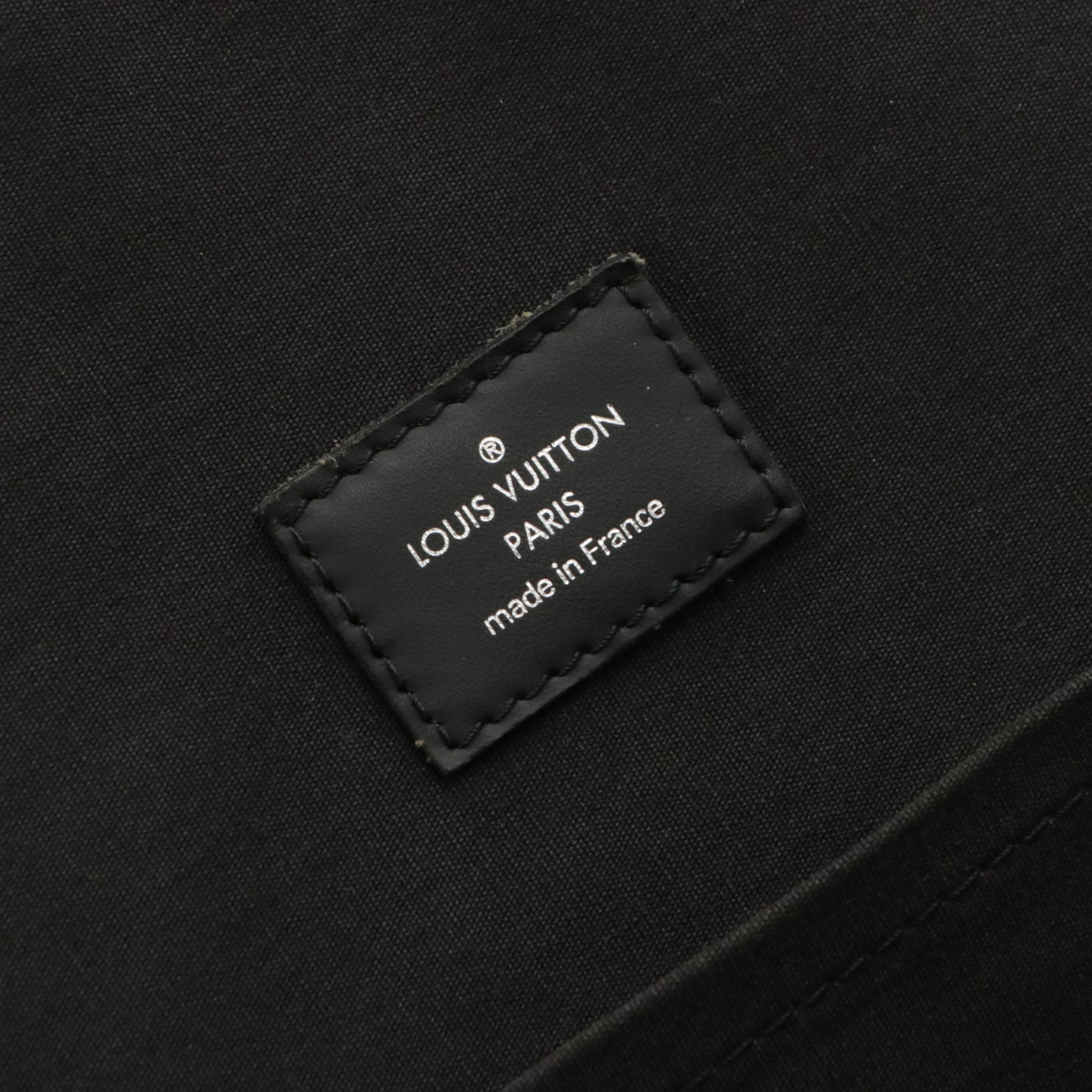 Louis Vuitton Vivienne MM Briefcase Bag in Black Epi and Smooth Leather