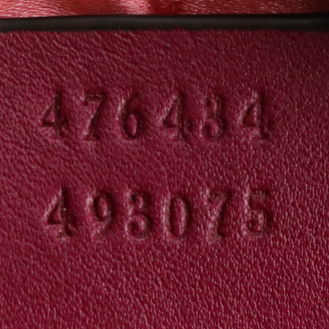 Gucci GG Marmont Belt Bag in Magenta Matelassé Chevron Velvet and Leather