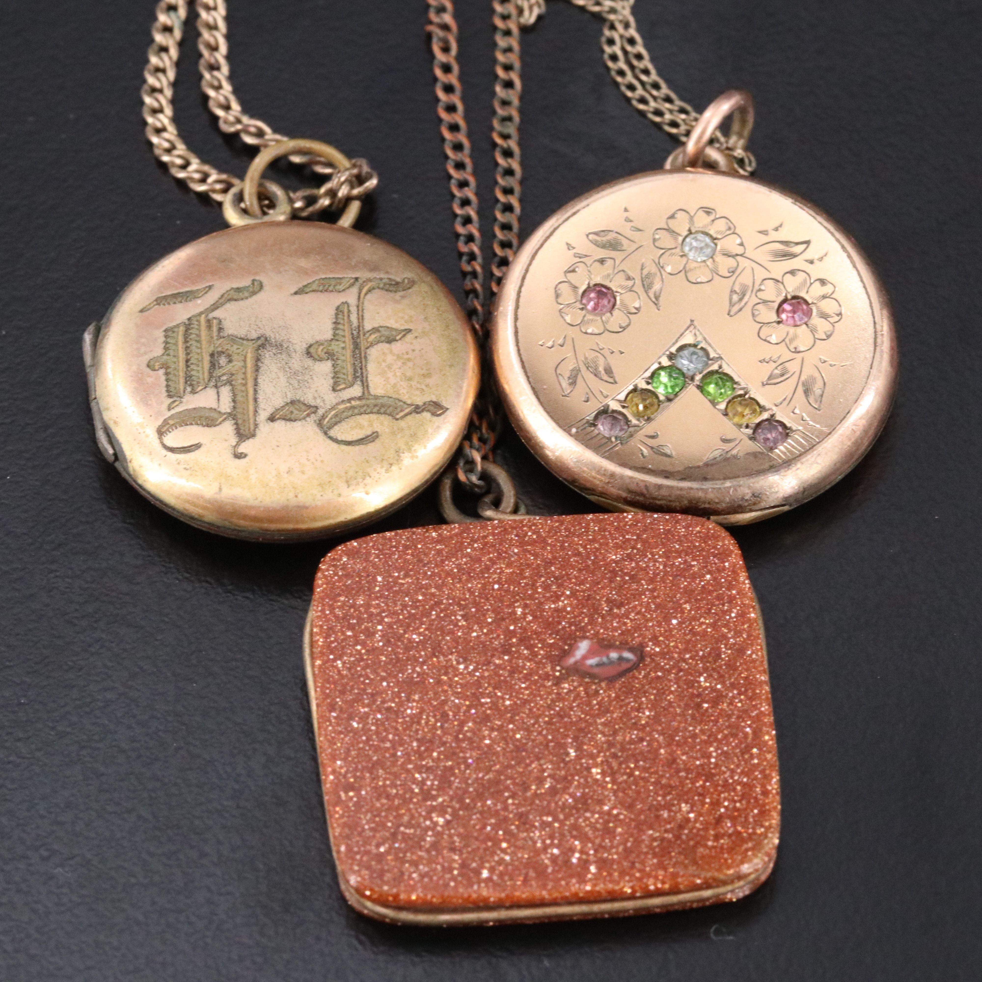 J.M. Fisher & Co. Locket ft. in Antique & Vintage Necklaces and Rings