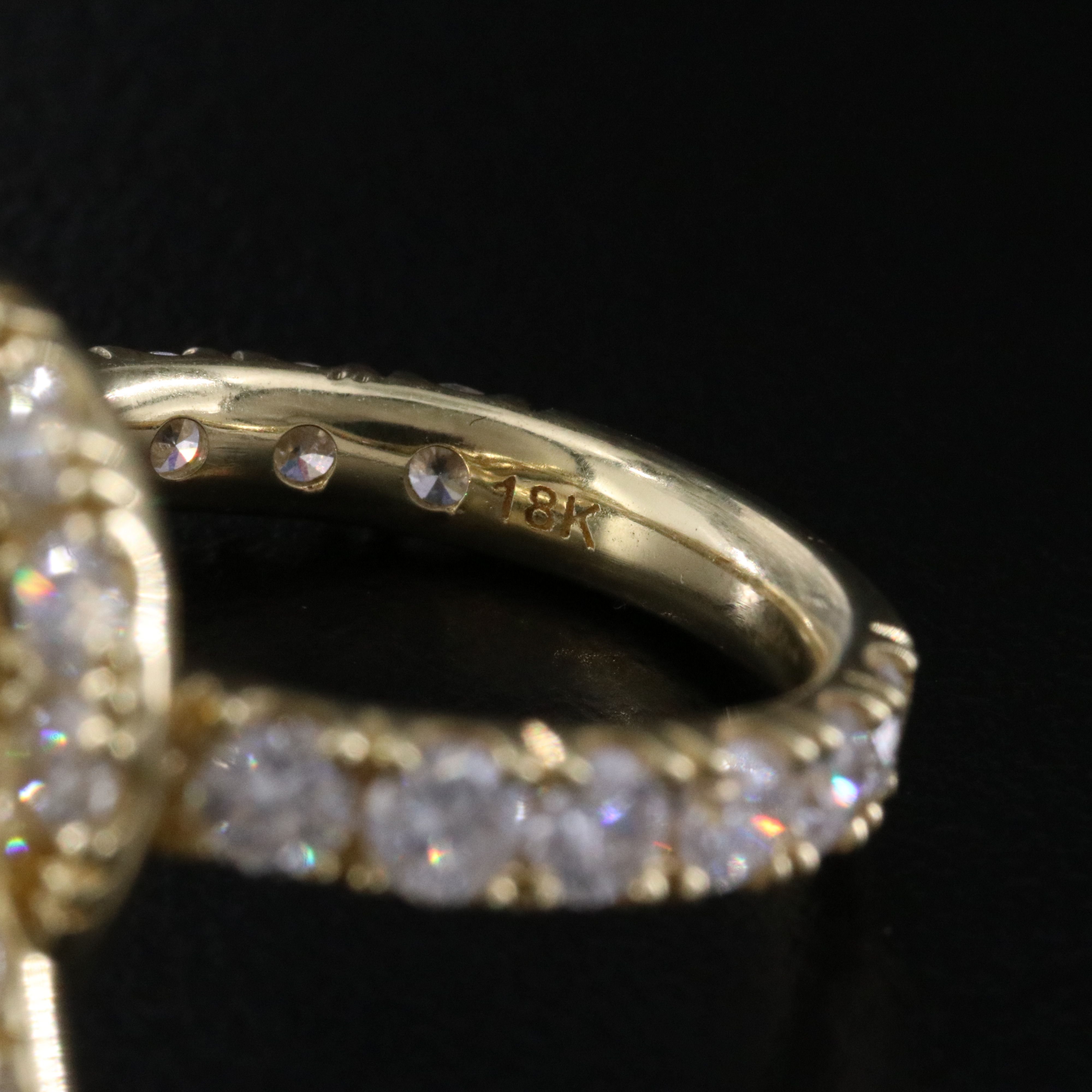 18K 3.00 CTW Diamond Toggle Motif Ring