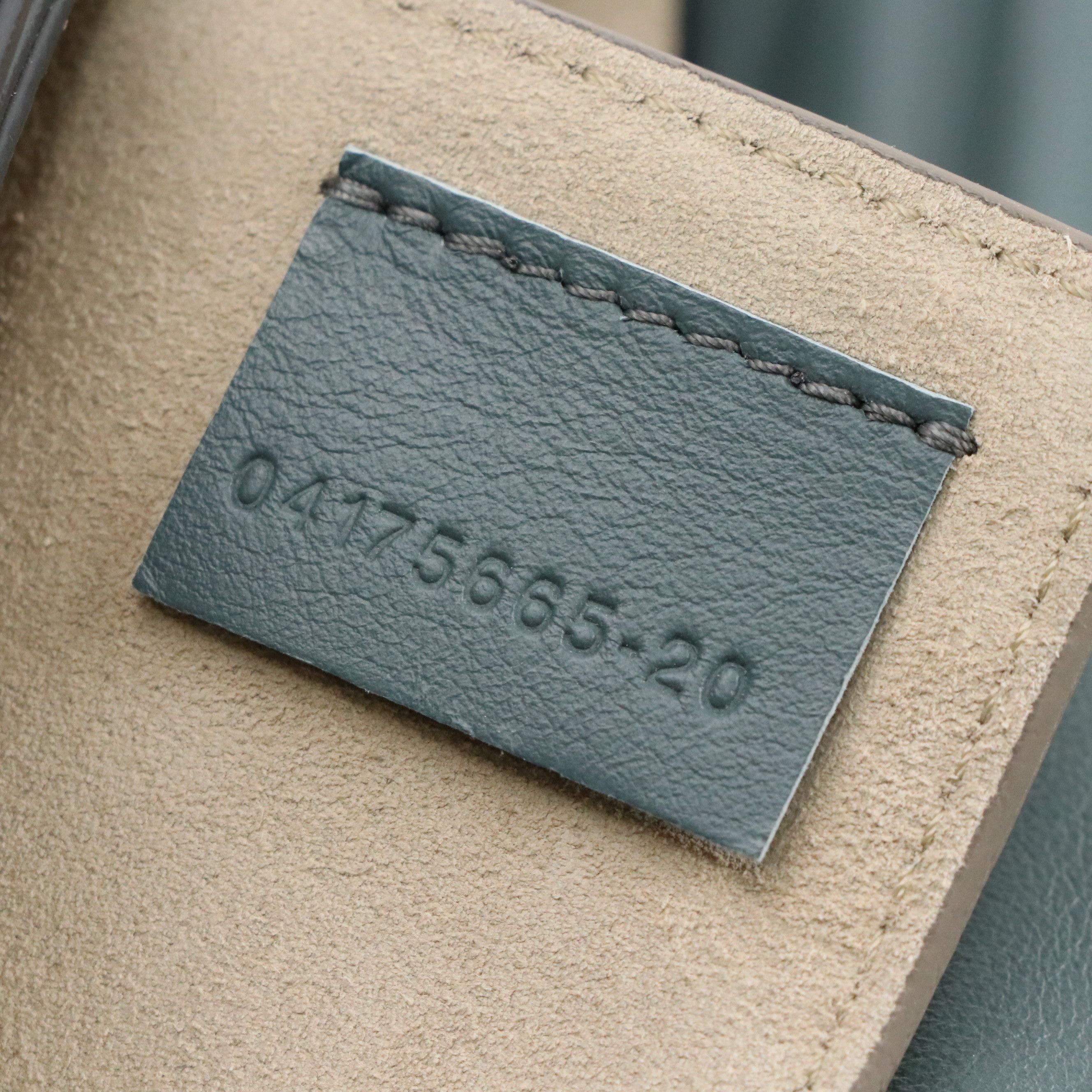 Chloé Medium Faye Shoulder Bag in Cloudy Blue Calfskin Leather and Suede