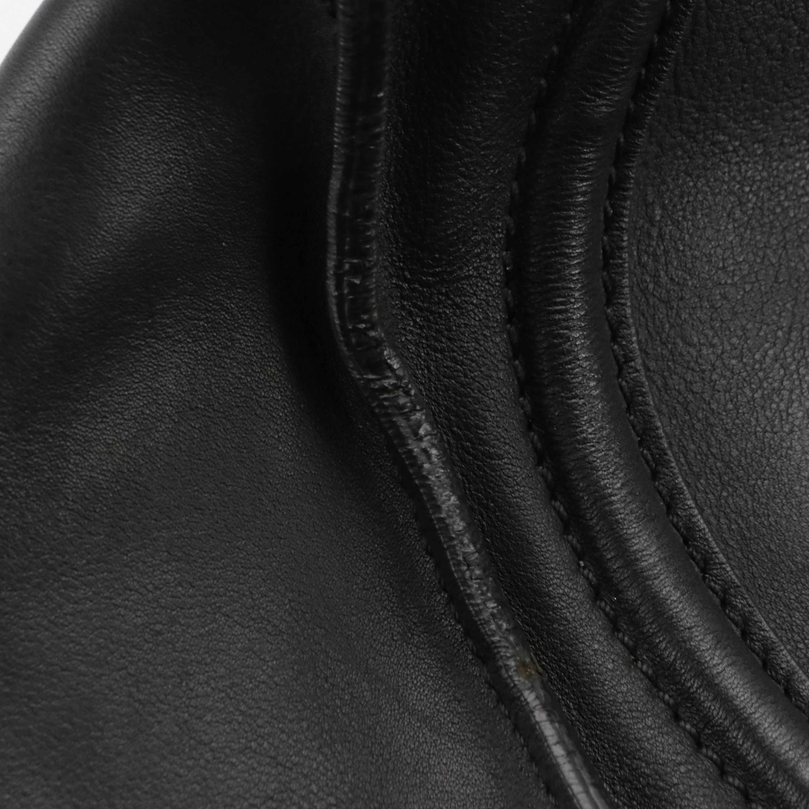 Celine Mini Luggage Tote Bag in Black Calfskin Leather