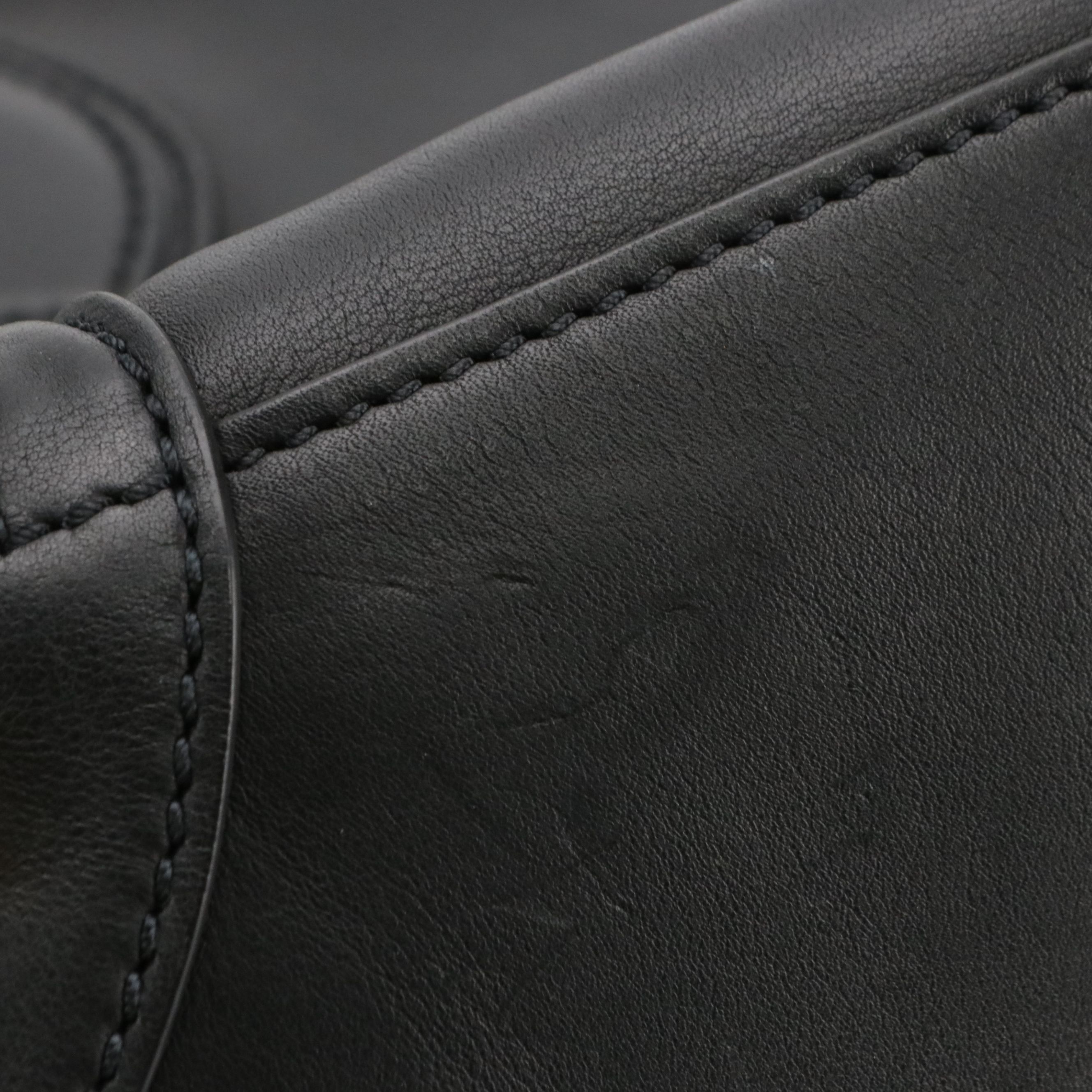 Celine Mini Luggage Tote Bag in Black Calfskin Leather