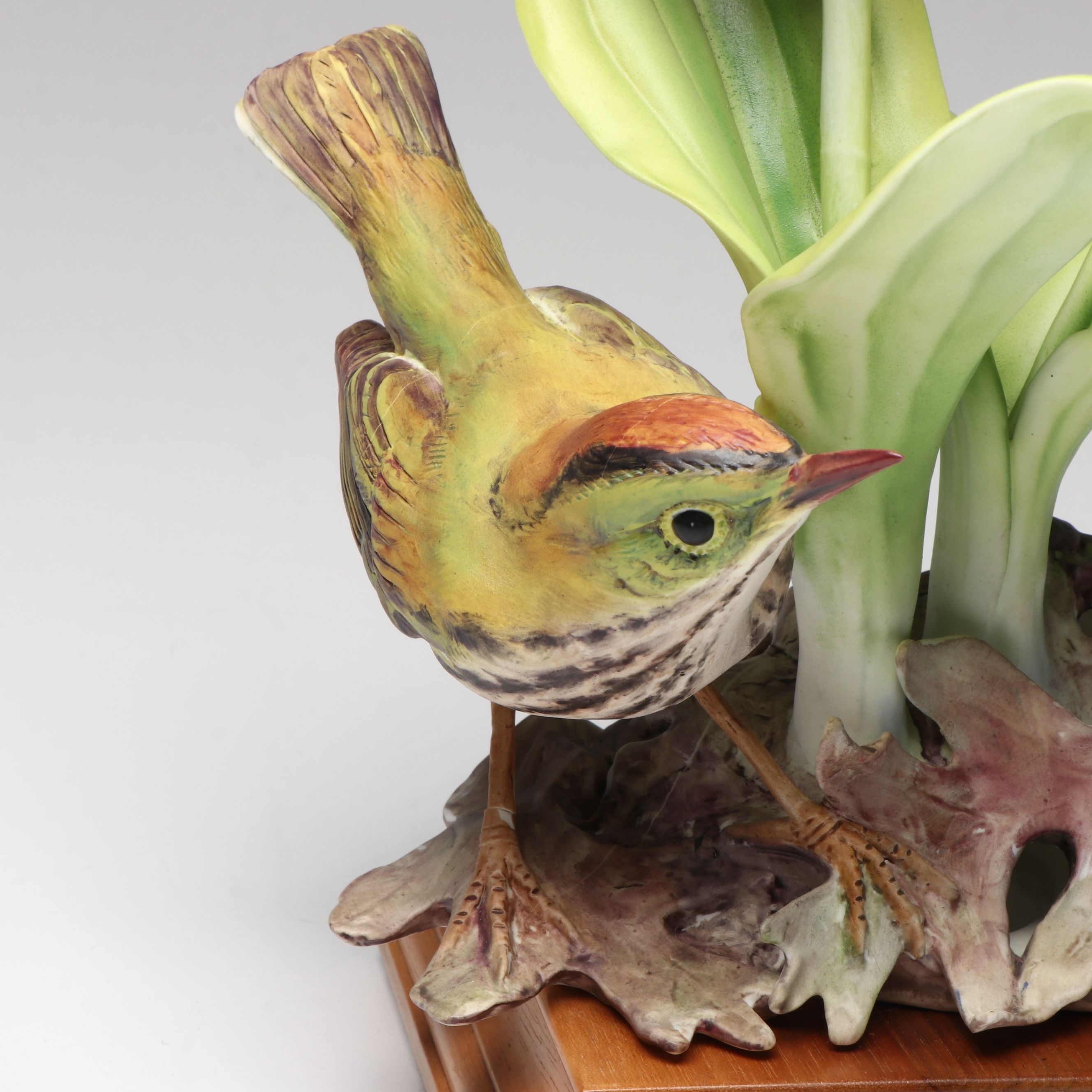 Royal Worcester "Lady's Slipper Orchid" Porcelain Figurine