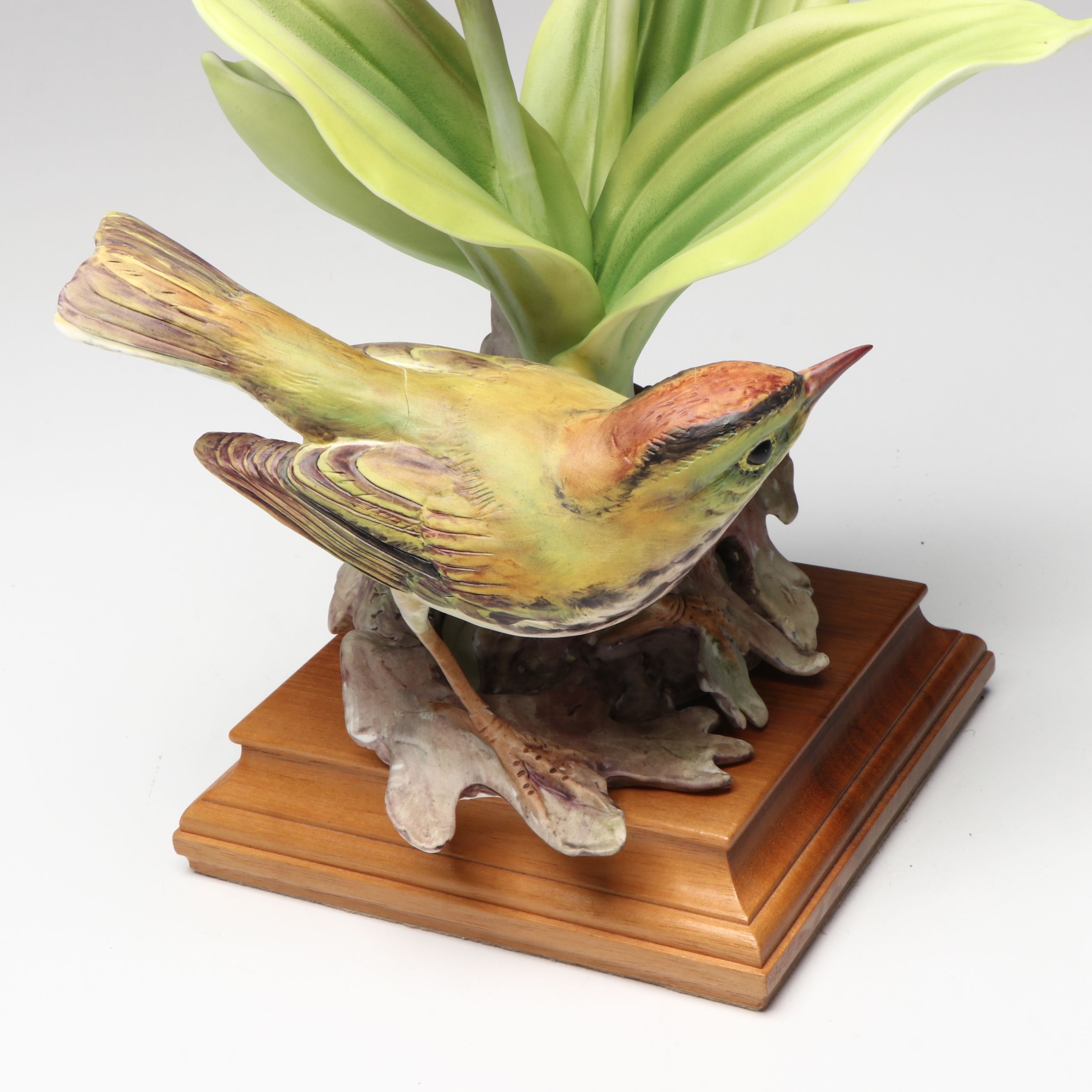 Royal Worcester "Lady's Slipper Orchid" Porcelain Figurine