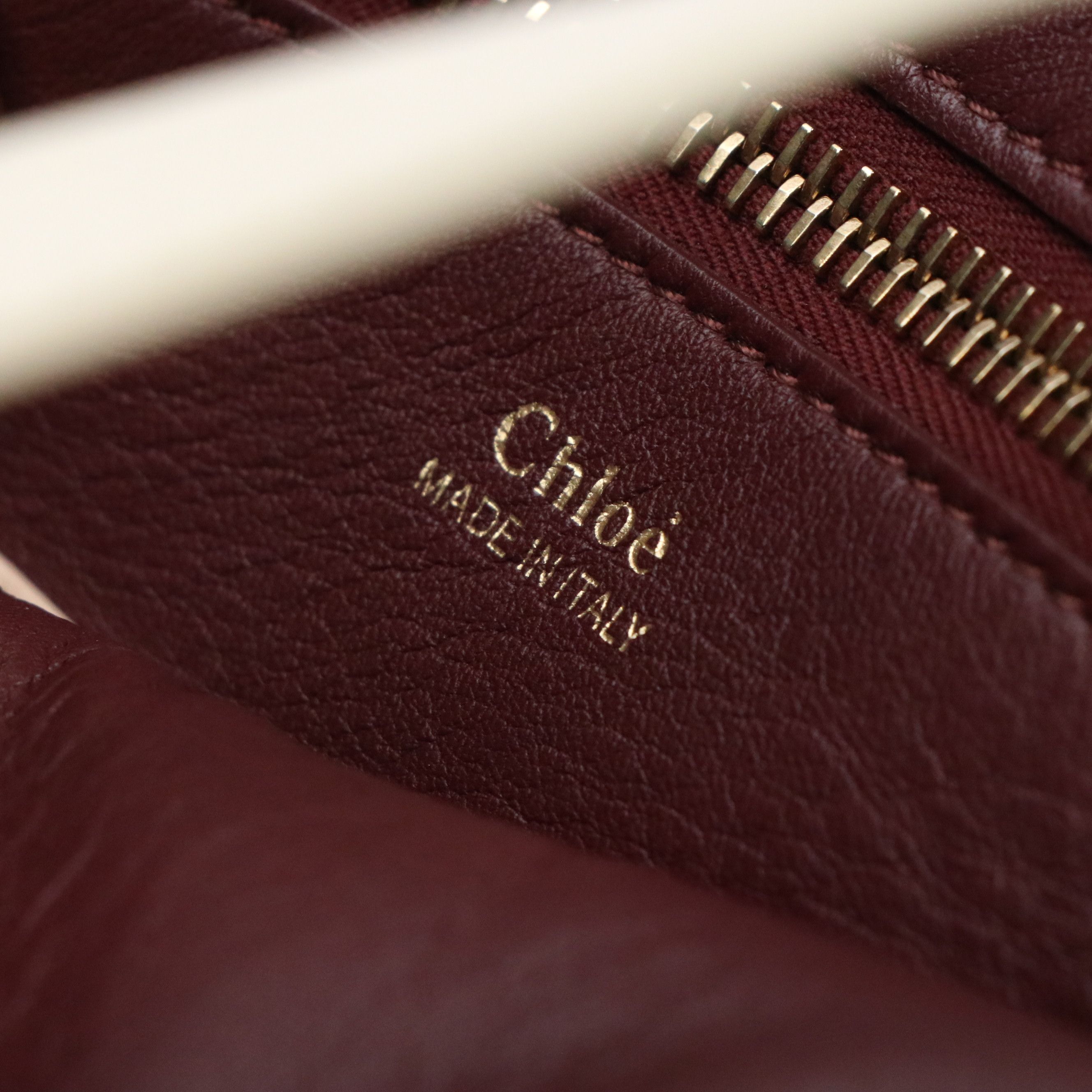 Chloé Small Joyce Two-Way Tote in Tricolor Calfskin Leather