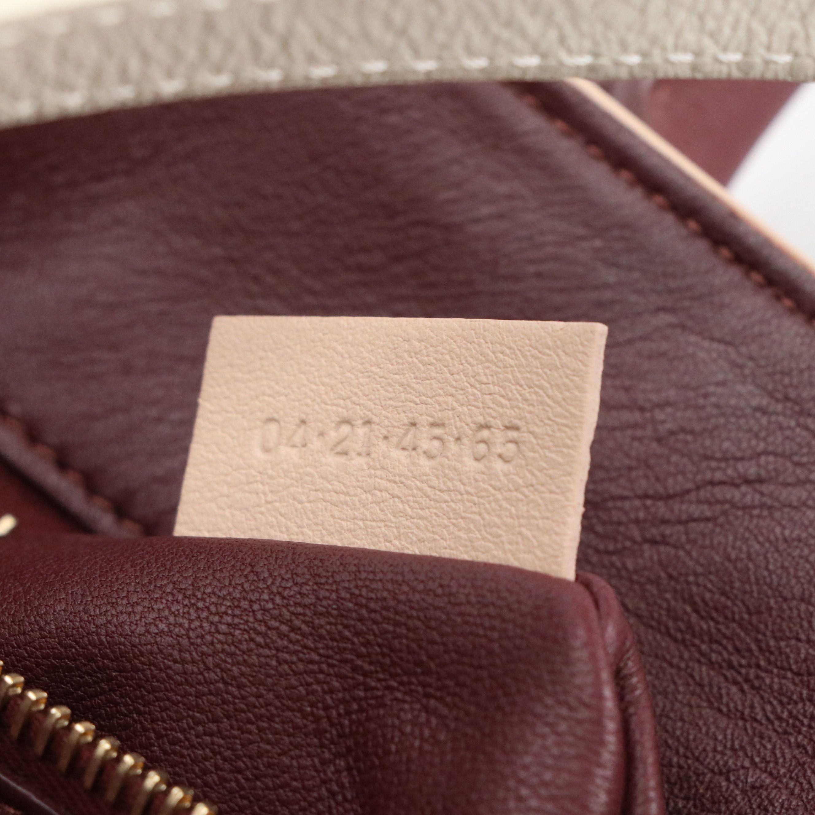 Chloé Small Joyce Two-Way Tote in Tricolor Calfskin Leather