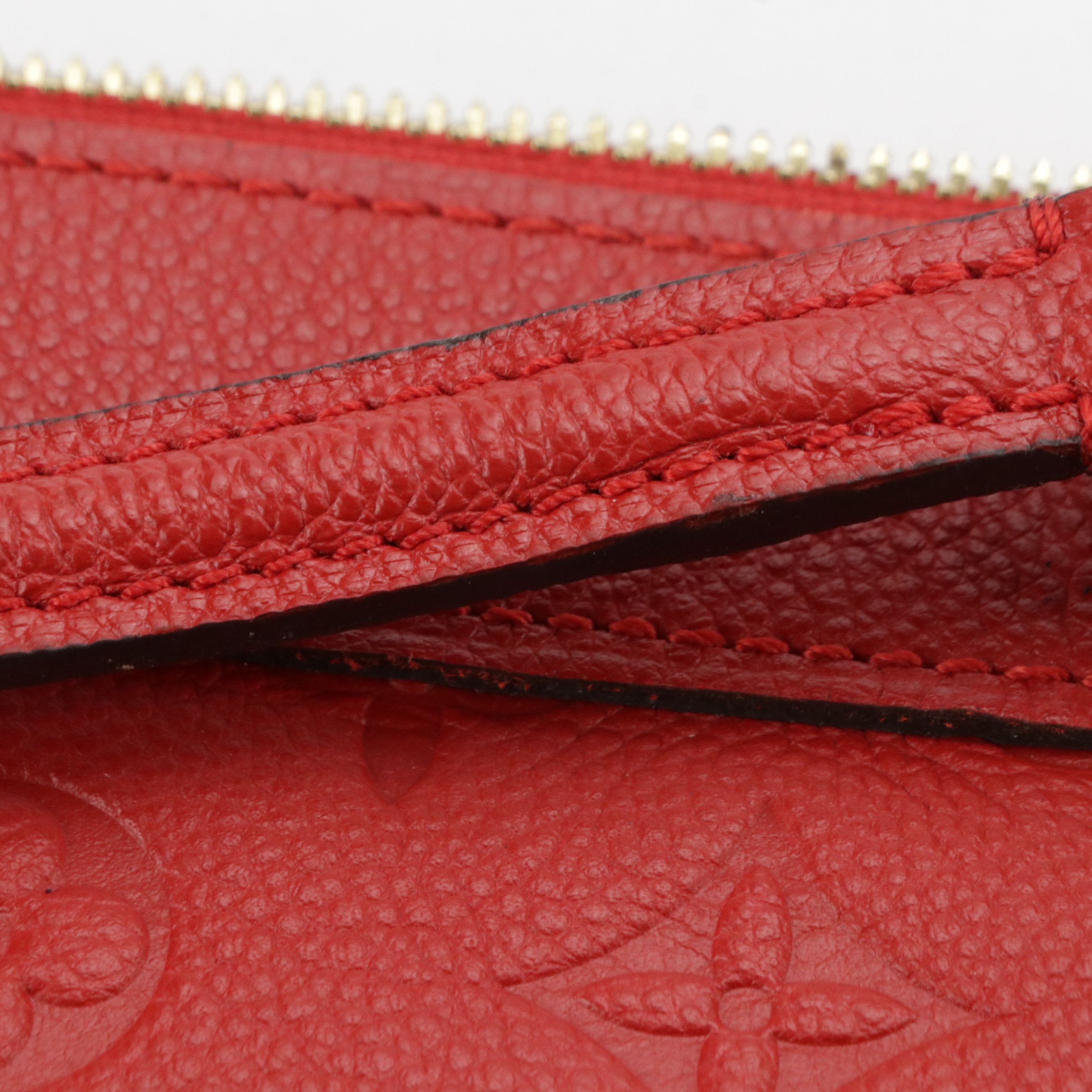 Louis Vuitton Bastille MM Two-Way Bag in Cherry Red Monogram Empreinte Leather